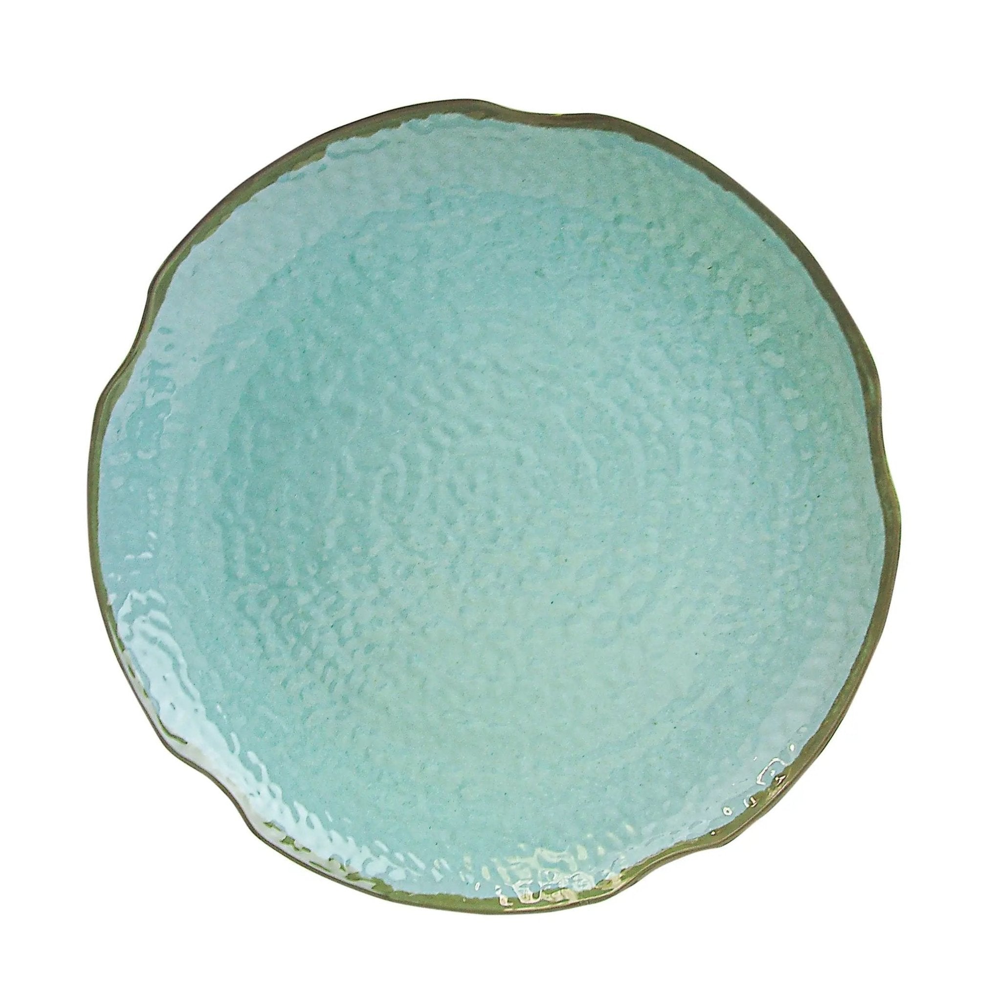 Thunder Group 14" Diameter x 1-3/4" Height, Lotus Shape Plate, Seaside Dinnerware, Melamine, BPA Free, Dishwasher Safe, Break-Resistant, Shatter-Resistant, No Microwave, No Oven, NSF by Thunder Group (thunder-group-14-diameter-x-1-3-4-height-lotus-shape-plate-seaside-dinnerware-melamine-bpa-free-dishwasher-safe-break-resistant-shatter-resistant-no-microwave-no-oven-nsf)