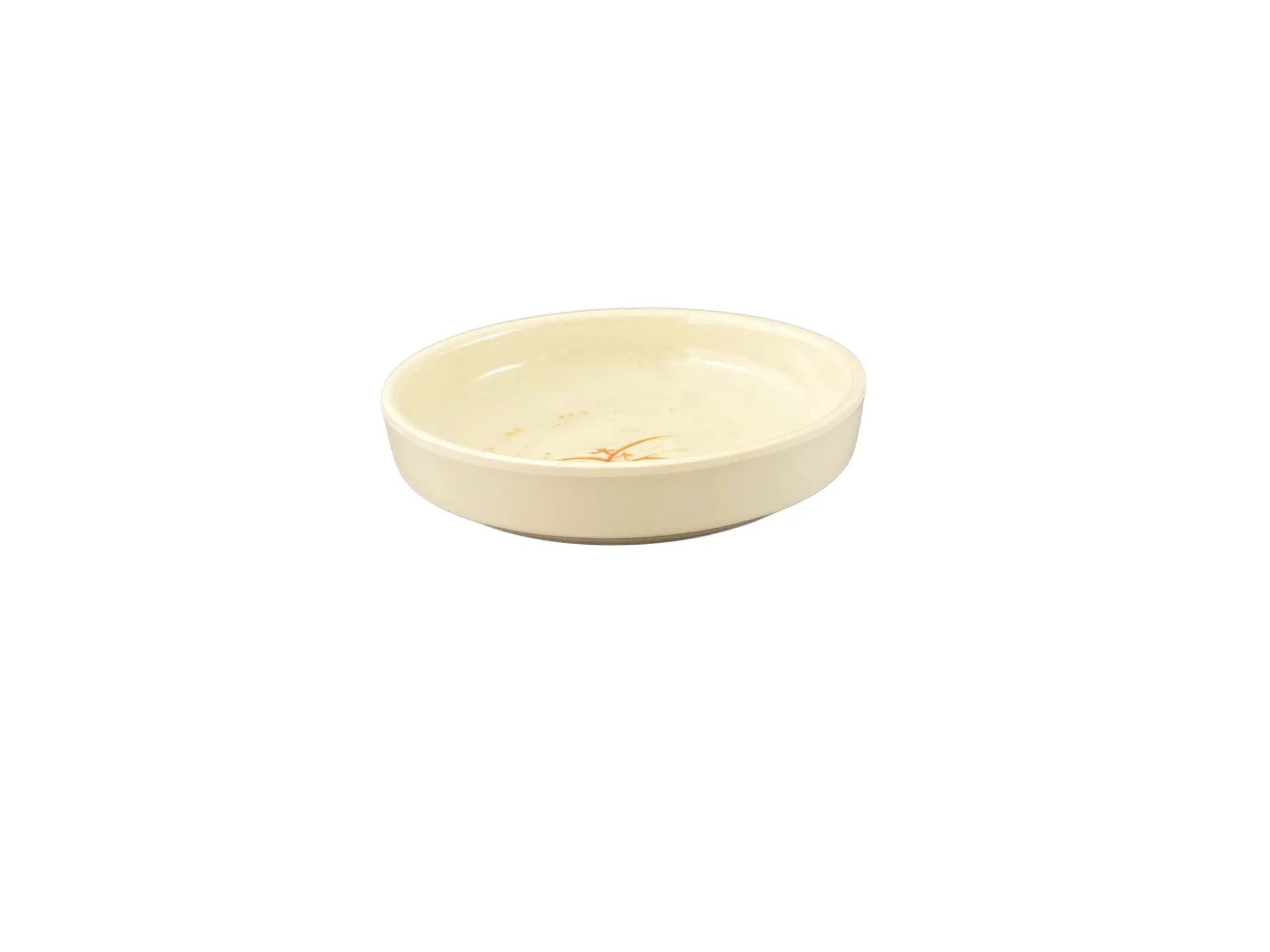 Thunder Group 6 oz, 4-1/2" Diameter x 1-1/8" Height, Flat Base Bowl, Gold Orchid Dinnerware, Melamine, BPA Free, Dishwasher Safe, Break-Resistant, Shatter-Resistant, No Microwave, No Oven, NSF by Thunder Group (thunder-group-6-oz-4-1-2-diameter-x-1-1-8-height-flat-base-bowl-gold-orchid-dinnerware-melamine-bpa-free-dishwasher-safe-break-resistant-shatter-resistant-no-microwave-no-oven-nsf)