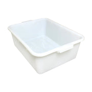 Thunder Group 20-1/2" x 15-1/2" x 7", Bus Box, White Color, High-Density Polyethylene, Freezer Safe, No Dishwashing, No Microwave, NSF by Thunder Group (thunder-group-20-1-2-x-15-1-2-x-7-bus-box-white-color-high-density-polyethylene-freezer-safe-no-dishwashing-no-microwave-nsf)