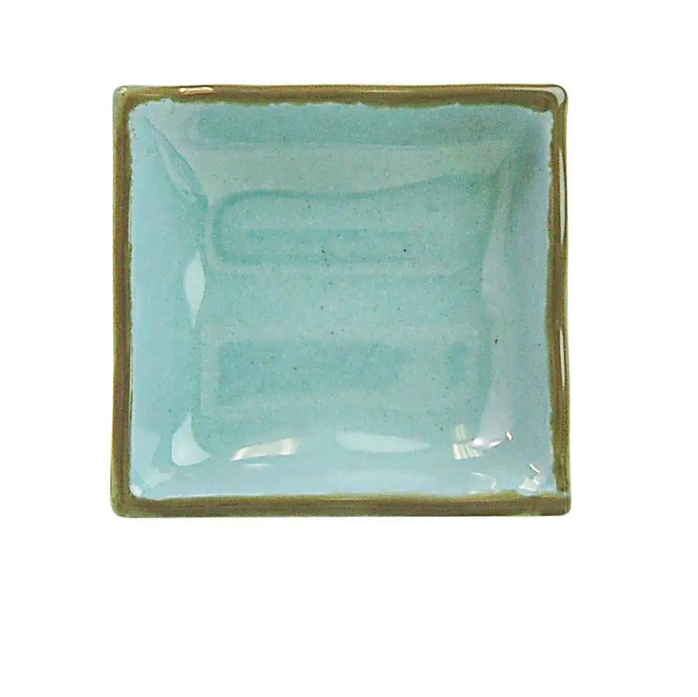 Thunder Group 3 oz, 4" x 3-3/4" x 1-1/8", Wavy Rectangular Sauce Dish, Seaside Dinnerware, Melamine, BPA Free, Dishwasher Safe, Break-Resistant, Shatter-Resistant, No Microwave, No Oven, NSF by Thunder Group (thunder-group-3-oz-4-x-3-3-4-x-1-1-8-wavy-rectangular-sauce-dish-seaside-dinnerware-melamine-bpa-free-dishwasher-safe-break-resistant-shatter-resistant-no-microwave-no-oven-nsf)