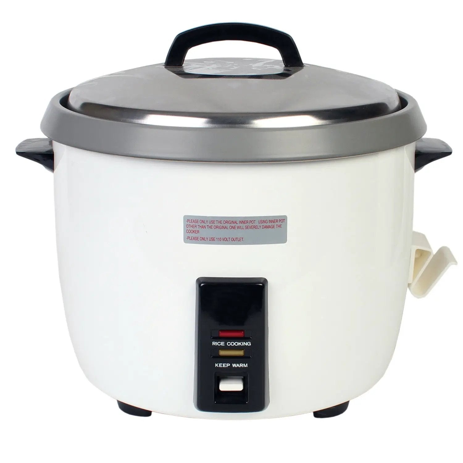 Thunder Group 30 Cups, 16-1/4" x 14-1/2" x 14", Electric Non-Stick Rice Cooker, makes 60 Bowls of cooked Rice in just 28 ~ 30 minutes (270 servings at 3 oz), Comes with a Plastic White Color Rice Spoon by Thunder Group (thunder-group-30-cups-16-1-4-x-14-1-2-x-14-electric-non-stick-rice-cooker-makes-60-bowls-of-cooked-rice-in-just-28-30-minutes-270-servings-at-3-oz-comes-with-a-plastic-white-color-rice-spoon)