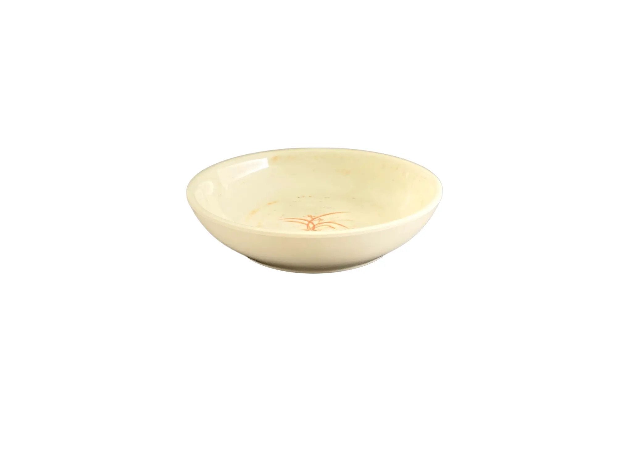 Thunder Group 9 oz, 5-1/2" Diameter x 1-3/8" Height, Flat Base Bowl, Gold Orchid Dinnerware, Melamine, BPA Free, Dishwasher Safe, Break-Resistant, Shatter-Resistant, No Microwave, No Oven, NSF by Thunder Group (thunder-group-9-oz-5-1-2-diameter-x-1-3-8-height-flat-base-bowl-gold-orchid-dinnerware-melamine-bpa-free-dishwasher-safe-break-resistant-shatter-resistant-no-microwave-no-oven-nsf)