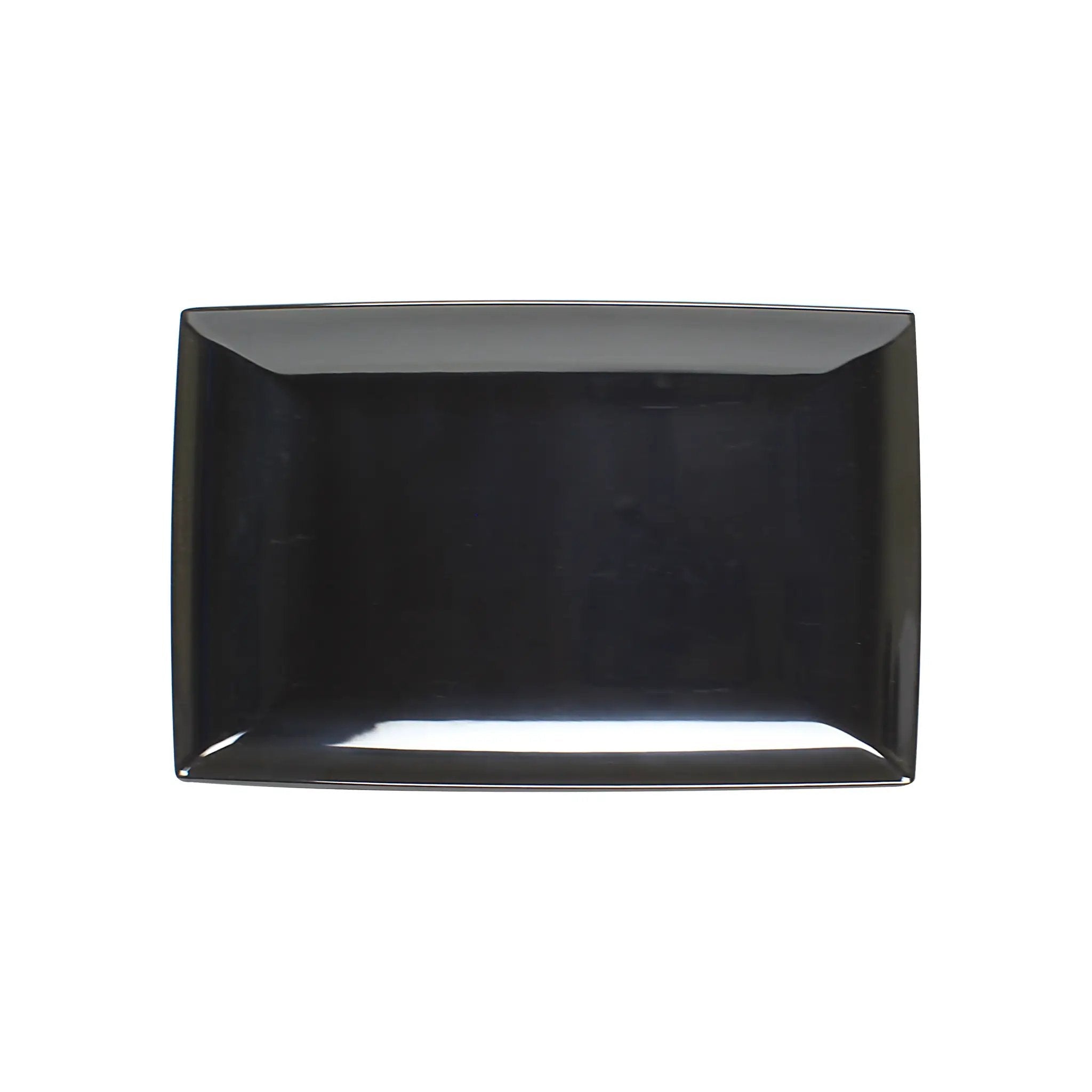 Thunder Group 12-1/2" x 8", 1-1/8" Deep, Rectangle Tray, Classic Black Dinnerware, Melamine, BPA Free, Dishwasher Safe, Break-Resistant, Shatter-Resistant, No Microwave, No Oven, NSF by Thunder Group (thunder-group-12-1-2-x-8-1-1-8-deep-rectangle-tray-classic-black-dinnerware-melamine-bpa-free-dishwasher-safe-break-resistant-shatter-resistant-no-microwave-no-oven-nsf)
