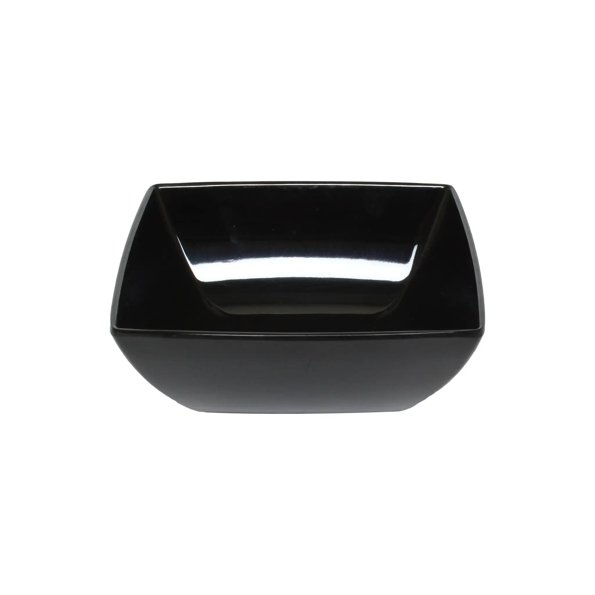 Thunder Group 2-1/2 oz, 2-5/8" x 2-5/8", 1-3/8" Deep, Square Bowl, Classic Black Dinnerware, Melamine, BPA Free, Dishwasher Safe, Break-Resistant, Shatter-Resistant, No Microwave, No Oven, NSF by Thunder Group (thunder-group-2-1-2-oz-2-5-8-x-2-5-8-1-3-8-deep-square-bowl-classic-black-dinnerware-melamine-bpa-free-dishwasher-safe-break-resistant-shatter-resistant-no-microwave-no-oven-nsf)