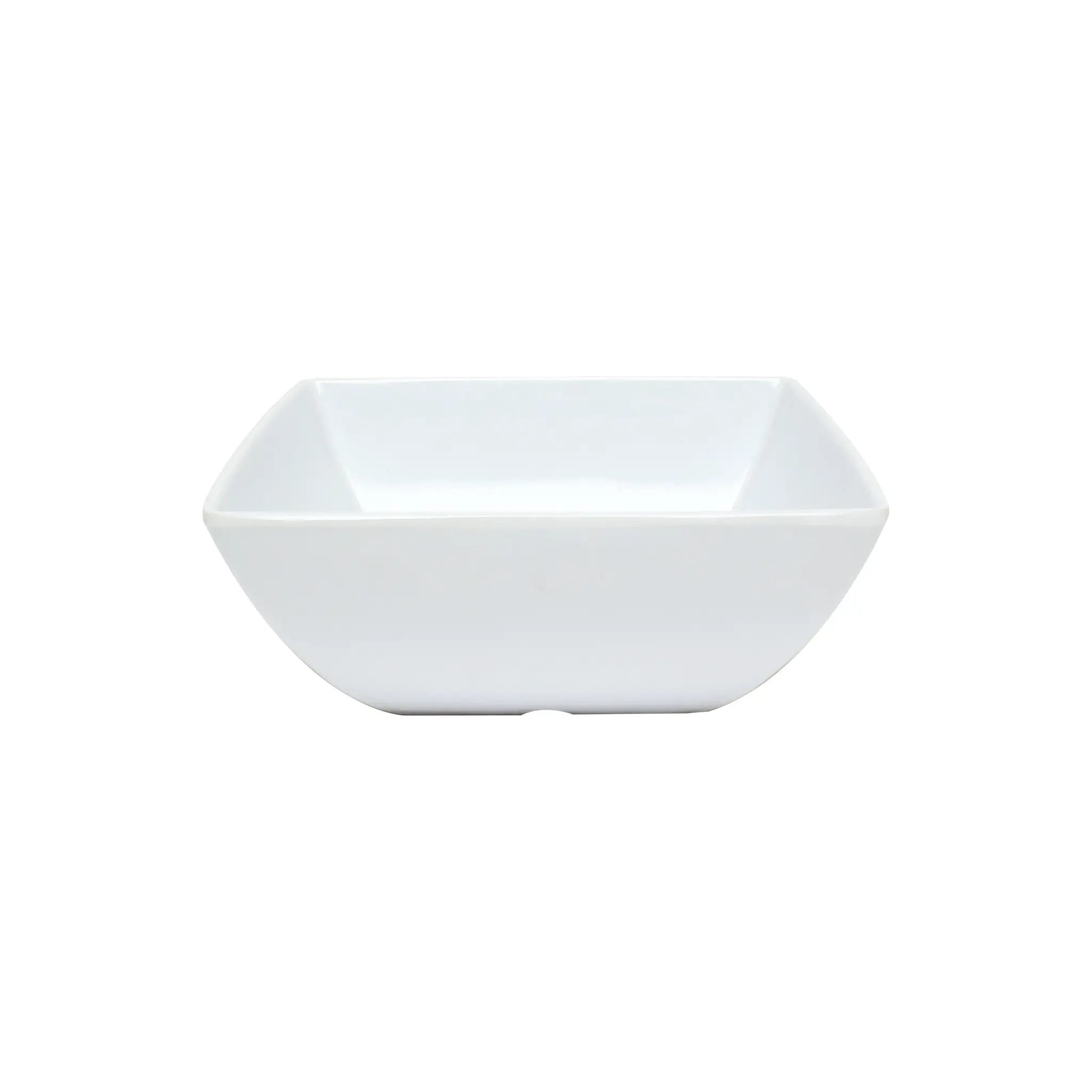 Thunder Group 40 oz, 7-1/8" x 7-1/8", 2-3/4" Deep, Square Bowl, Classic White Dinnerware, Melamine, BPA Free, Dishwasher Safe, Break-Resistant, Shatter-Resistant, No Microwave, No Oven, NSF by Thunder Group (thunder-group-40-oz-7-1-8-x-7-1-8-2-3-4-deep-square-bowl-classic-white-dinnerware-melamine-bpa-free-dishwasher-safe-break-resistant-shatter-resistant-no-microwave-no-oven-nsf)