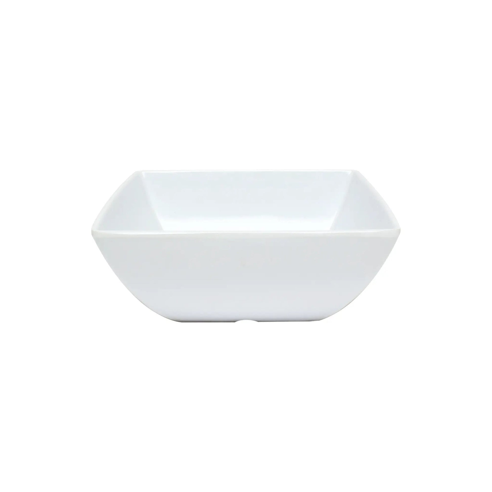 Thunder Group 90 oz, 9" x 9", 3-5/8" Deep, Square Bowl, Classic White Dinnerware, Melamine, BPA Free, Dishwasher Safe, Break-Resistant, Shatter-Resistant, No Microwave, No Oven, NSF by Thunder Group (thunder-group-90-oz-9-x-9-3-5-8-deep-square-bowl-classic-white-dinnerware-melamine-bpa-free-dishwasher-safe-break-resistant-shatter-resistant-no-microwave-no-oven-nsf)