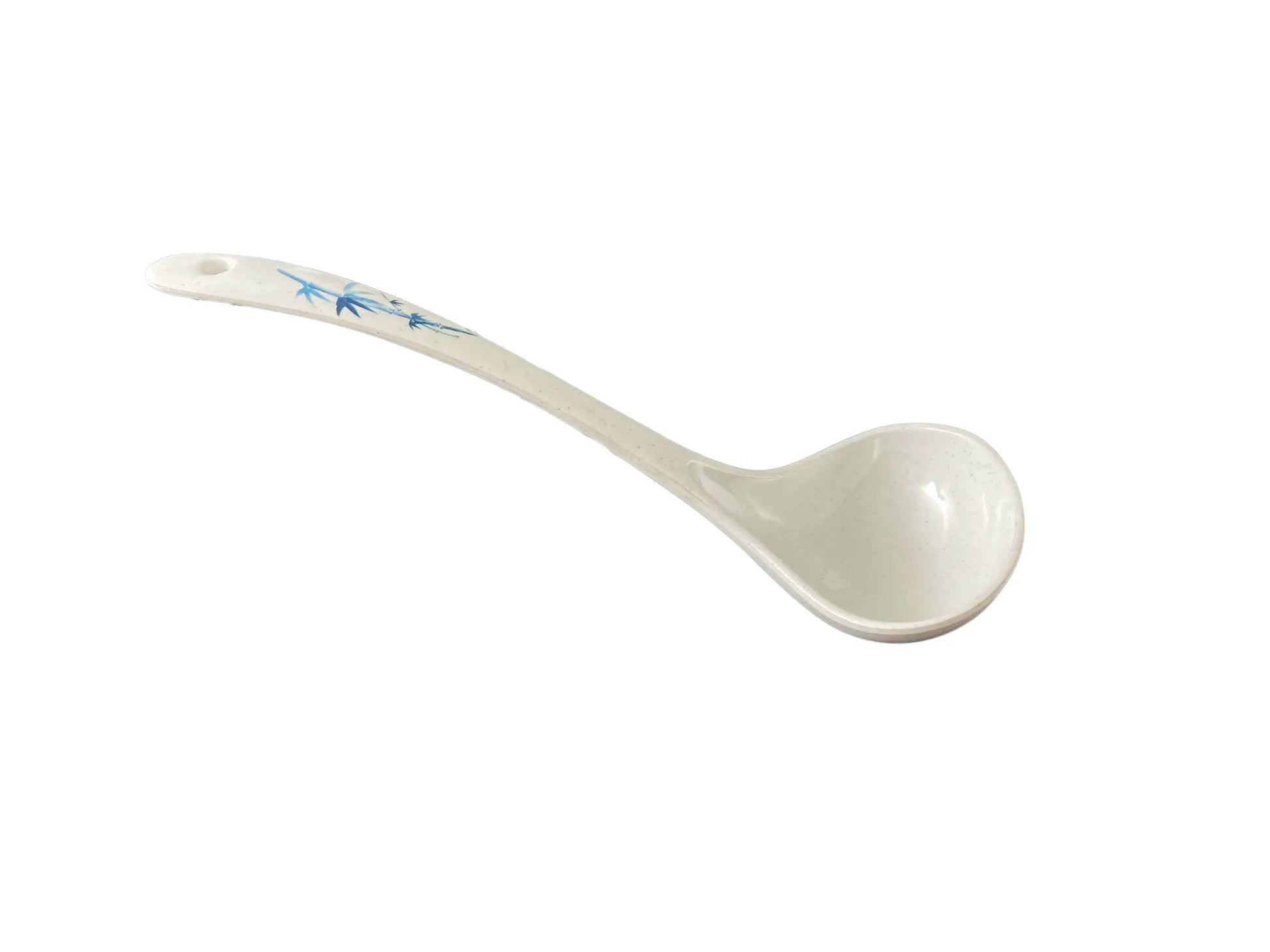 Thunder Group 2-1/2 oz, 10-1/4" x 3-3/8", Soup Ladle, Blue Bamboo Dinnerware, Melamine, BPA Free, Dishwasher Safe, Break-Resistant, Shatter-Resistant, No Microwave, No Oven by Thunder Group (thunder-group-2-1-2-oz-10-1-4-x-3-3-8-soup-ladle-blue-bamboo-dinnerware-melamine-bpa-free-dishwasher-safe-break-resistant-shatter-resistant-no-microwave-no-oven)