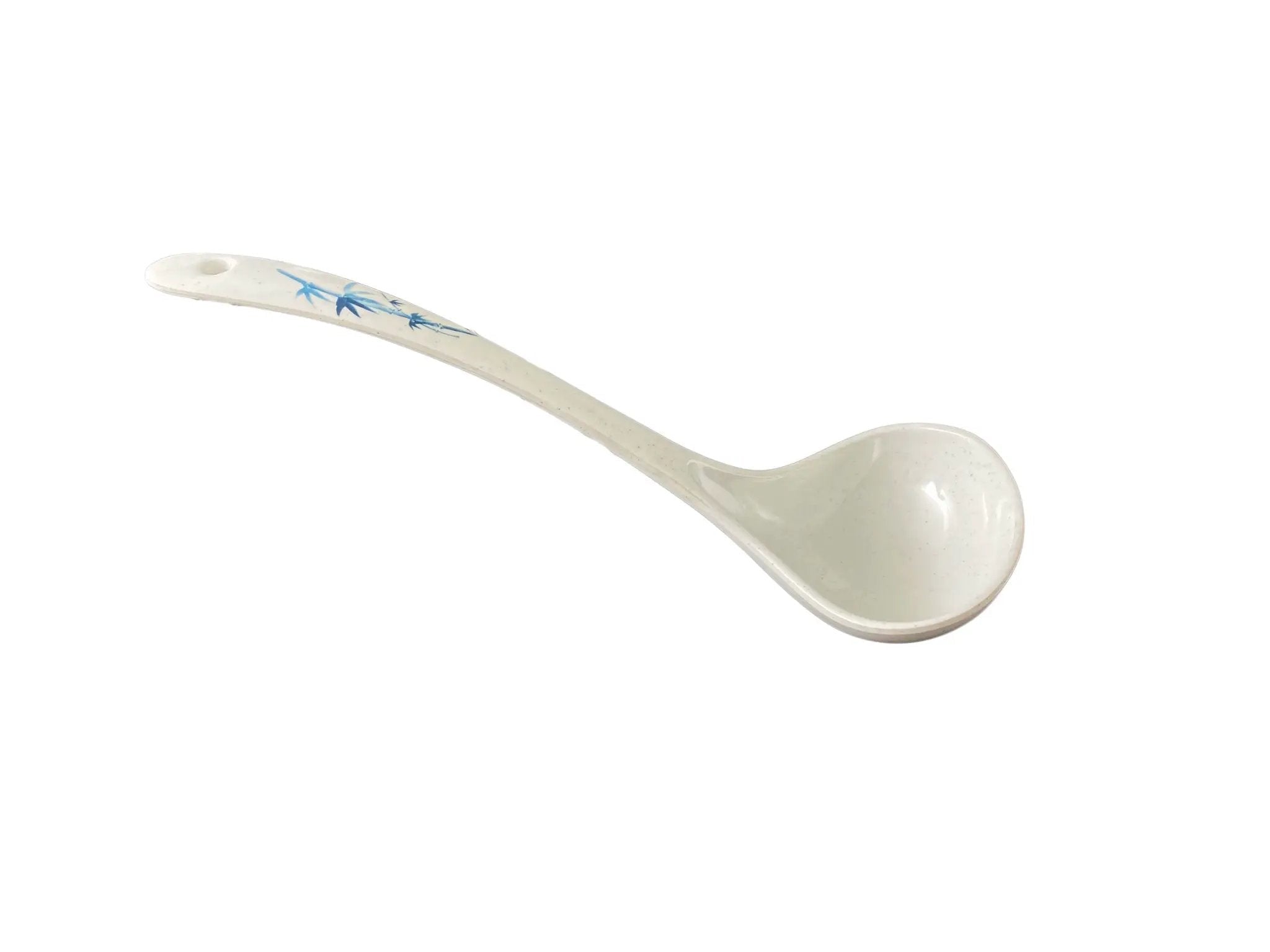 Thunder Group 2-1/2 oz, 10-1/4" x 3-3/8", Soup Ladle, Blue Bamboo Dinnerware, Melamine, BPA Free, Dishwasher Safe, Break-Resistant, Shatter-Resistant, No Microwave, No Oven by Thunder Group (thunder-group-2-1-2-oz-10-1-4-x-3-3-8-soup-ladle-blue-bamboo-dinnerware-melamine-bpa-free-dishwasher-safe-break-resistant-shatter-resistant-no-microwave-no-oven)