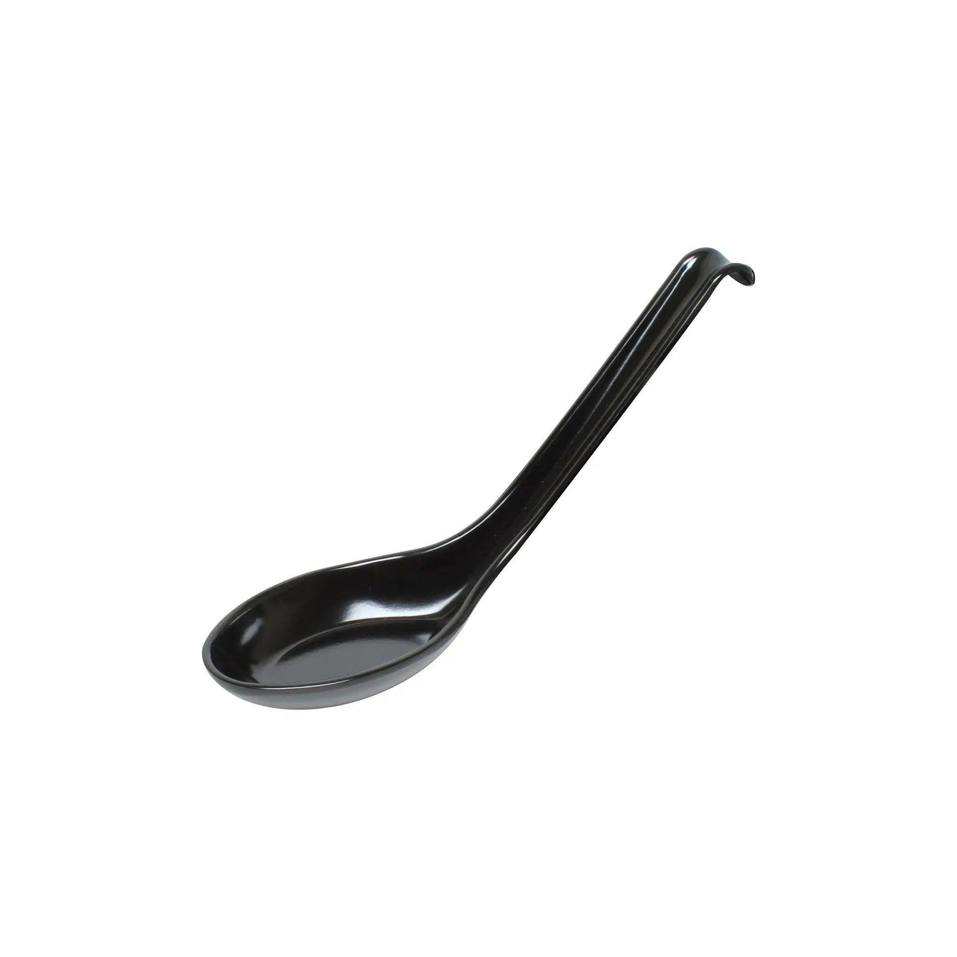 Thunder Group 0.6 oz, 6" x 1-3/4", Soup Spoon, Classic Black Dinnerware, Melamine, BPA Free, Dishwasher Safe, Break-Resistant, Shatter-Resistant, No Microwave, No Oven by Thunder Group (thunder-group-0-6-oz-6-x-1-3-4-soup-spoon-classic-black-dinnerware-melamine-bpa-free-dishwasher-safe-break-resistant-shatter-resistant-no-microwave-no-oven)