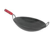 Thunder Group 16" Diameter x 4-1/2" Height, Wok, Steel with 4-7/8" Wooden Handle, Made in Taiwan by Thunder Group (thunder-group-16-diameter-x-4-1-2-height-wok-steel-with-4-7-8-wooden-handle-made-in-taiwan)