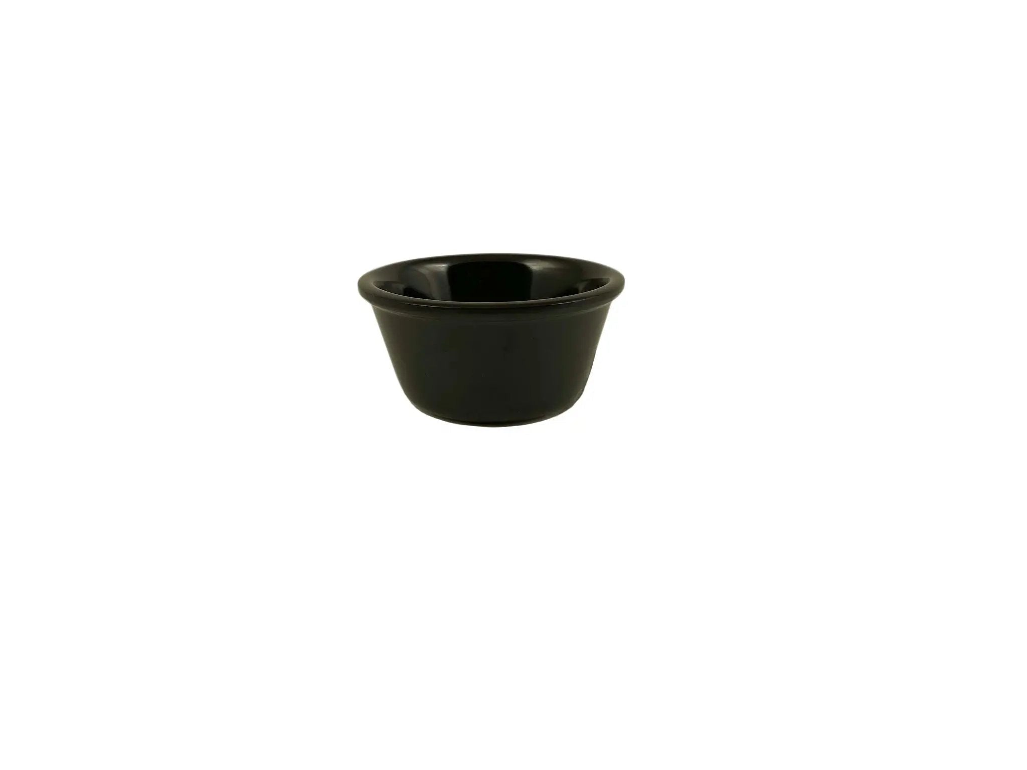 Thunder Group 3 oz, 3-1/8" Diameter x 1-5/8" Height, Smooth Ramekin, Black Color, Melamine, BPA Free, Dishwasher Safe, Break-Resistant, Shatter-Resistant, No Microwave, No Oven, NSF by Thunder Group (thunder-group-3-oz-3-1-8-diameter-x-1-5-8-height-smooth-ramekin-black-color-melamine-bpa-free-dishwasher-safe-break-resistant-shatter-resistant-no-microwave-no-oven-nsf)