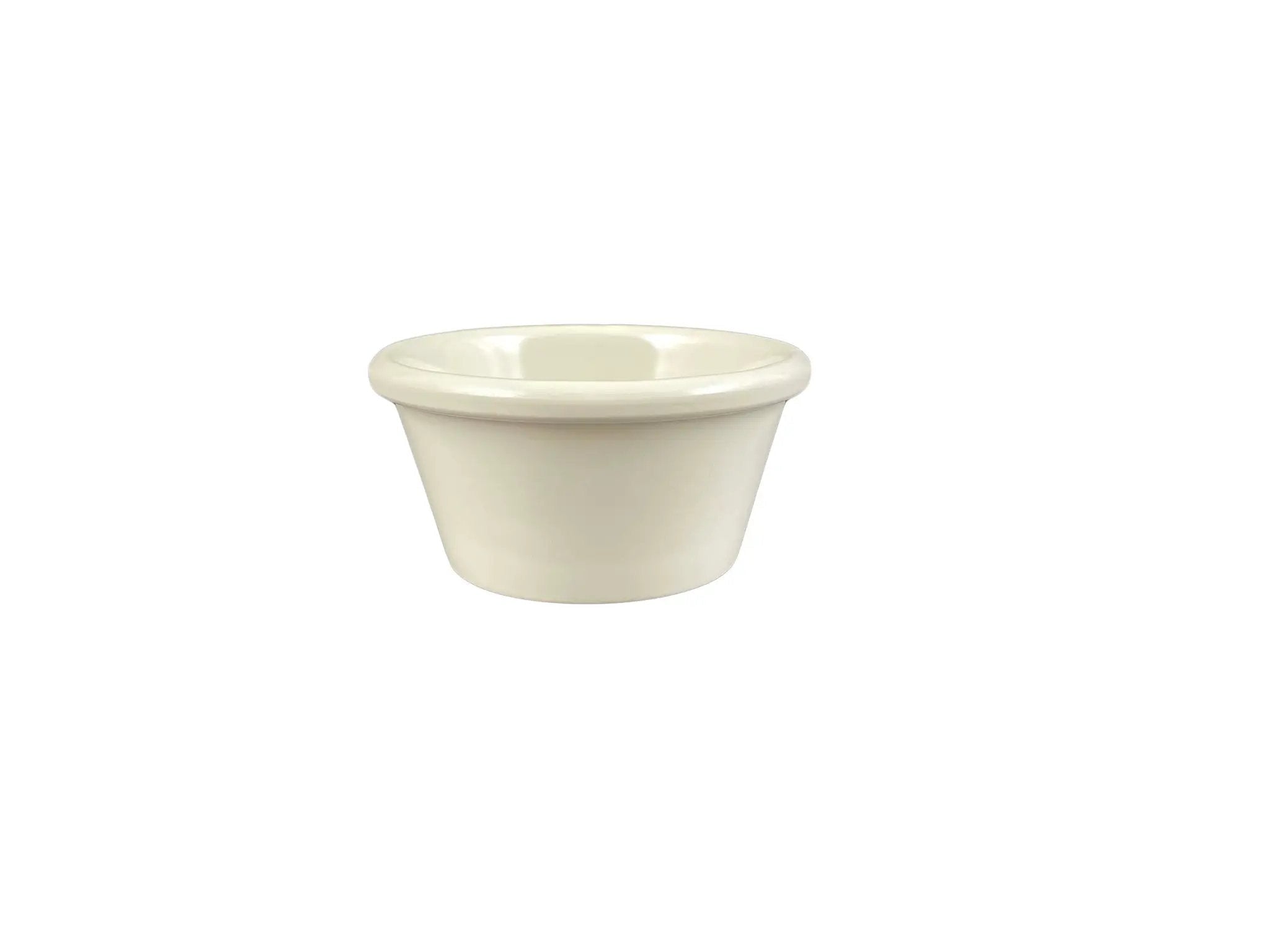 Thunder Group 6 oz, 3-7/8" Diameter x 1-7/8" Height, Smooth Ramekin, Bone Color, Melamine, BPA Free, Dishwasher Safe, Break-Resistant, Shatter-Resistant, No Microwave, No Oven, NSF by Thunder Group (thunder-group-6-oz-3-7-8-diameter-x-1-7-8-height-smooth-ramekin-bone-color-melamine-bpa-free-dishwasher-safe-break-resistant-shatter-resistant-no-microwave-no-oven-nsf)
