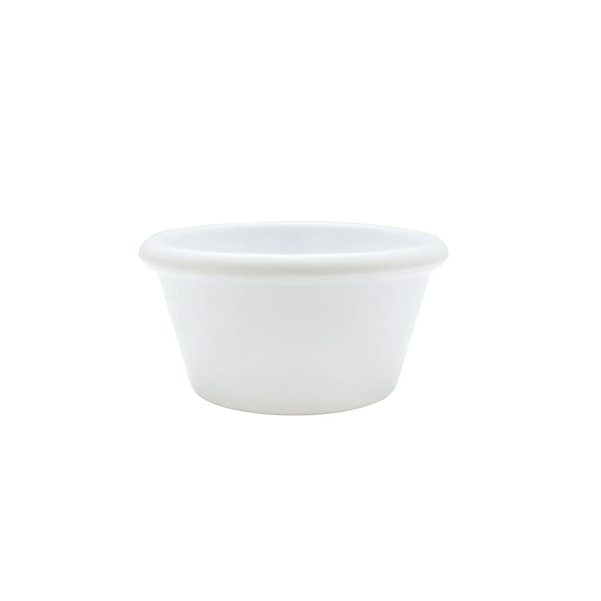 Thunder Group 6 oz, 3-7/8" Diameter x 1-7/8" Height, Smooth Ramekin, White Color, Melamine, BPA Free, Dishwasher Safe, Break-Resistant, Shatter-Resistant, No Microwave, No Oven, NSF by Thunder Group (thunder-group-6-oz-3-7-8-diameter-x-1-7-8-height-smooth-ramekin-white-color-melamine-bpa-free-dishwasher-safe-break-resistant-shatter-resistant-no-microwave-no-oven-nsf)