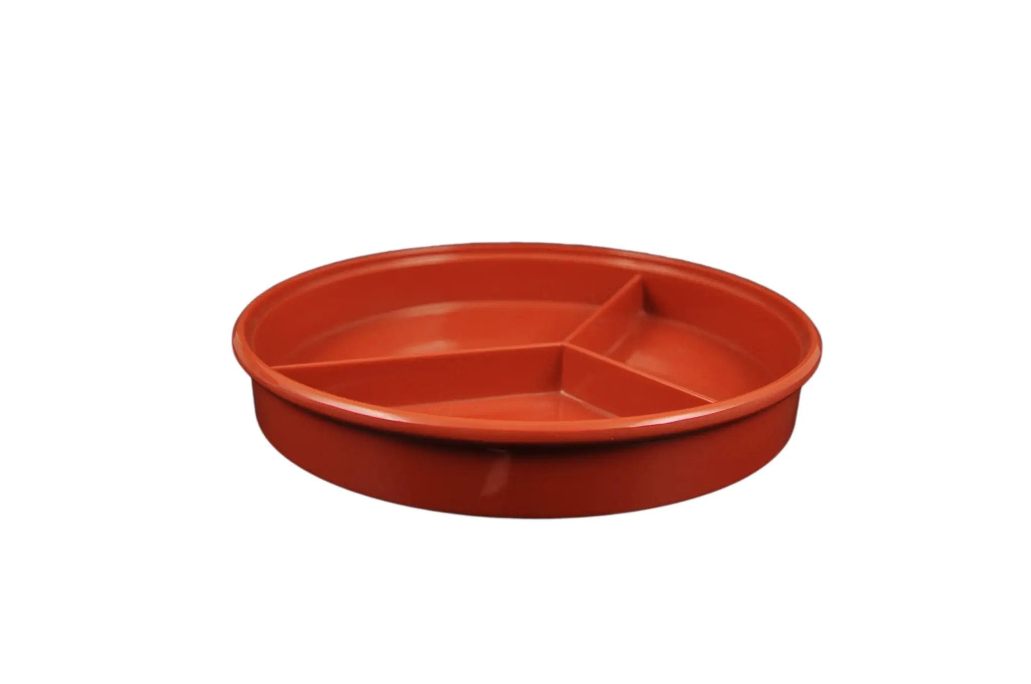 Thunder Group NS608-1R Red Melamine Deep Divided Server Product Image