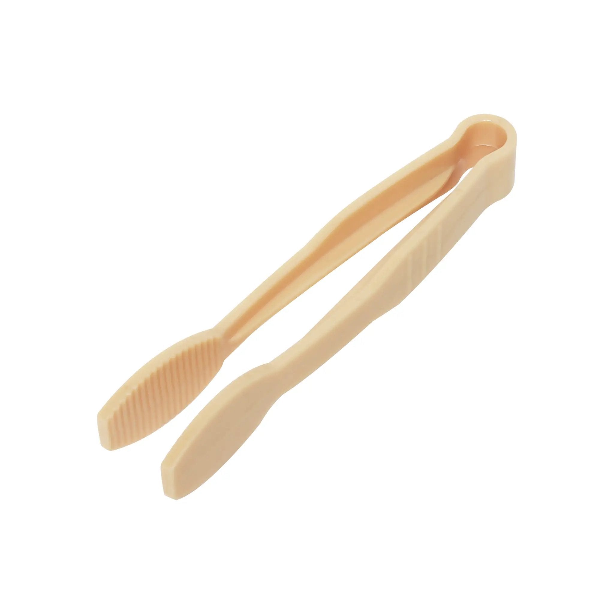 Thunder Group 6" x 1-5/8" x 1", Flat Grip Tong, Beige Color, Polycarbonate, One-Piece, Dishwasher Safe, Break-Resistant, Shatter-Resistant, Color Coded, No Microwave, No Oven, NSF by Thunder Group (thunder-group-6-x-1-5-8-x-1-flat-grip-tong-beige-color-polycarbonate-one-piece-dishwasher-safe-break-resistant-shatter-resistant-color-coded-no-microwave-no-oven-nsf)