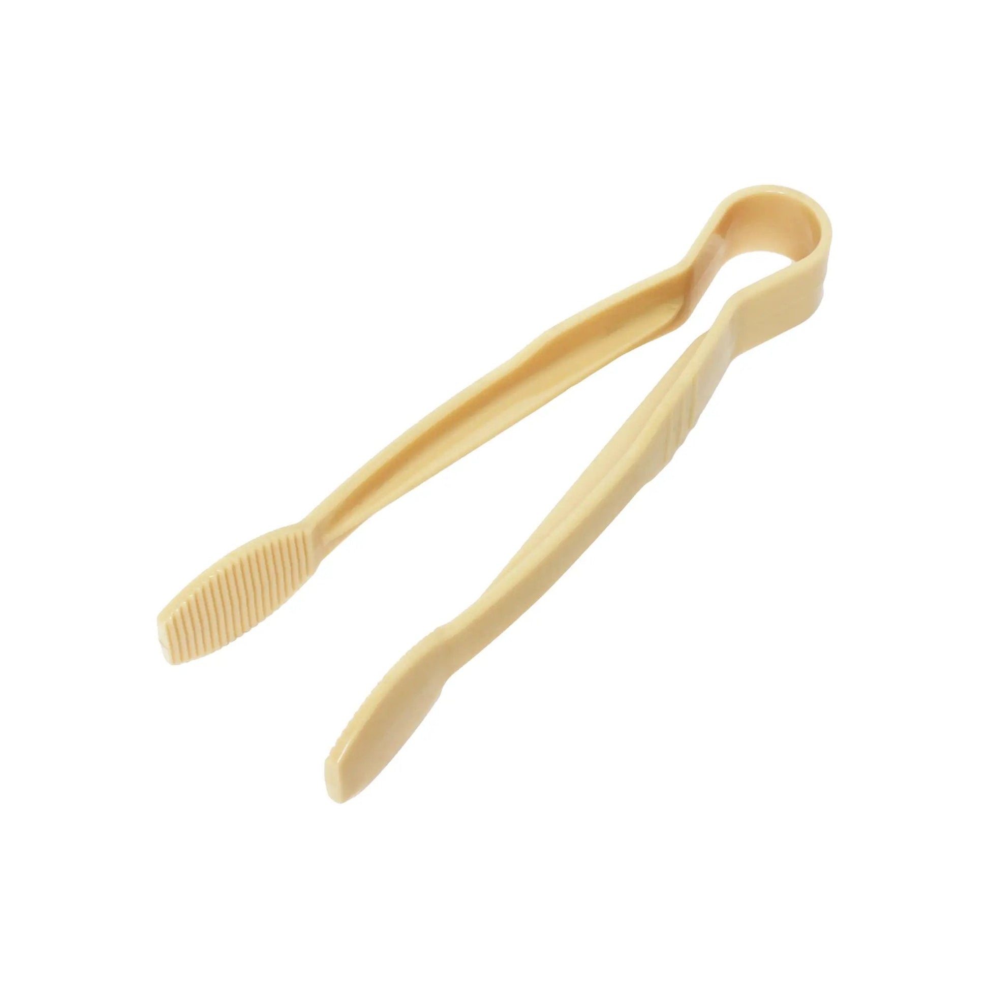 Thunder Group 9" x 2-1/2" x 1-5/8", Flat Grip Tong, Beige Color, Polycarbonate, One-Piece, Dishwasher Safe, Break-Resistant, Shatter-Resistant, Color Coded, No Microwave, No Oven, NSF by Thunder Group (thunder-group-9-x-2-1-2-x-1-5-8-flat-grip-tong-beige-color-polycarbonate-one-piece-dishwasher-safe-break-resistant-shatter-resistant-color-coded-no-microwave-no-oven-nsf)