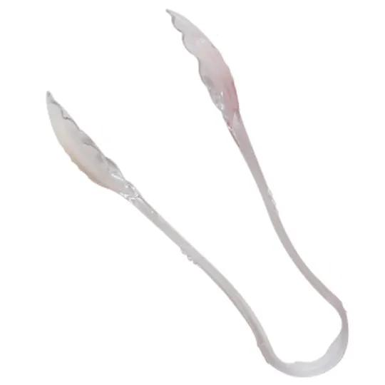 Thunder Group 6" x 2-1/4" x 1-1/4", Scallop Grip Tong, Clear Color, Polycarbonate, One-Piece, Dishwasher Safe, Break-Resistant, Shatter-Resistant, Color Coded, No Microwave, No Oven, NSF by Thunder Group (thunder-group-6-x-2-1-4-x-1-1-4-scallop-grip-tong-clear-color-polycarbonate-one-piece-dishwasher-safe-break-resistant-shatter-resistant-color-coded-no-microwave-no-oven-nsf)