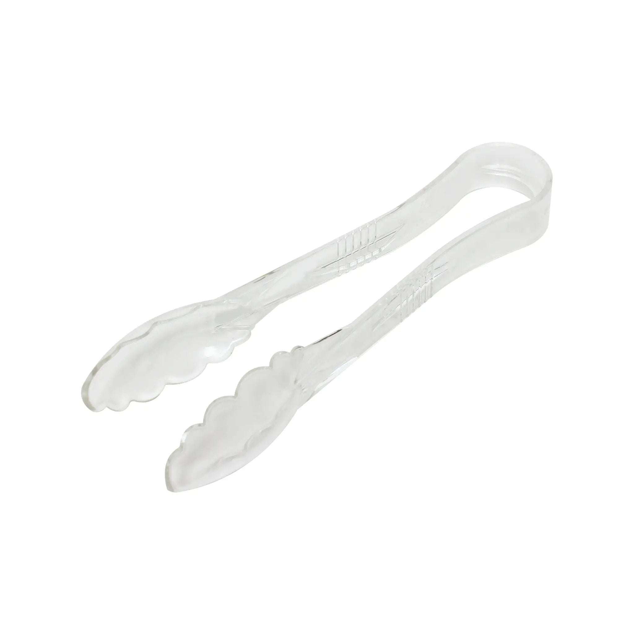 Thunder Group 9" x 3" x 1-5/8", Scallop Grip Tong, Clear Color, Polycarbonate, One-Piece, Dishwasher Safe, Break-Resistant, Shatter-Resistant, Color Coded, No Microwave, No Oven, NSF by Thunder Group (thunder-group-9-x-3-x-1-5-8-scallop-grip-tong-clear-color-polycarbonate-one-piece-dishwasher-safe-break-resistant-shatter-resistant-color-coded-no-microwave-no-oven-nsf)