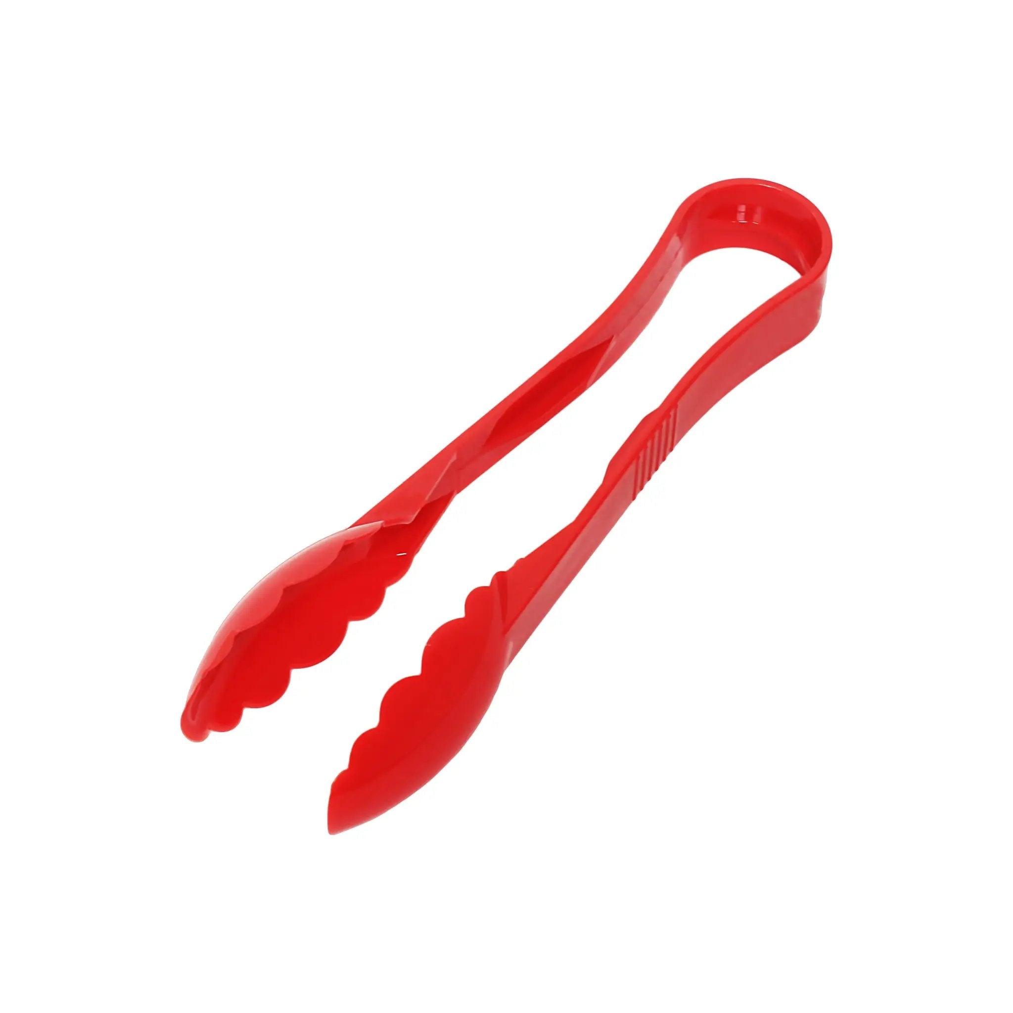 Thunder Group 9" x 3" x 1-5/8", Scallop Grip Tong, Red Color, Polycarbonate, One-Piece, Dishwasher Safe, Break-Resistant, Shatter-Resistant, Color Coded, No Microwave, No Oven, NSF by Thunder Group (thunder-group-9-x-3-x-1-5-8-scallop-grip-tong-red-color-polycarbonate-one-piece-dishwasher-safe-break-resistant-shatter-resistant-color-coded-no-microwave-no-oven-nsf)