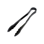 Thunder Group 12" x 3-3/8" x 1-3/4", Scallop Grip Tong, Black Color, Polycarbonate, One-Piece, Dishwasher Safe, Break-Resistant, Shatter-Resistant, Color Coded, No Microwave, No Oven, NSF by Thunder Group (thunder-group-12-x-3-3-8-x-1-3-4-scallop-grip-tong-black-color-polycarbonate-one-piece-dishwasher-safe-break-resistant-shatter-resistant-color-coded-no-microwave-no-oven-nsf)