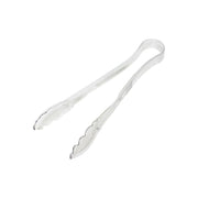 Thunder Group 12" x 3-3/8" x 1-3/4", Scallop Grip Tong, Clear Color, Polycarbonate, One-Piece, Dishwasher Safe, Break-Resistant, Shatter-Resistant, Color Coded, No Microwave, No Oven, NSF by Thunder Group (thunder-group-12-x-3-3-8-x-1-3-4-scallop-grip-tong-clear-color-polycarbonate-one-piece-dishwasher-safe-break-resistant-shatter-resistant-color-coded-no-microwave-no-oven-nsf)