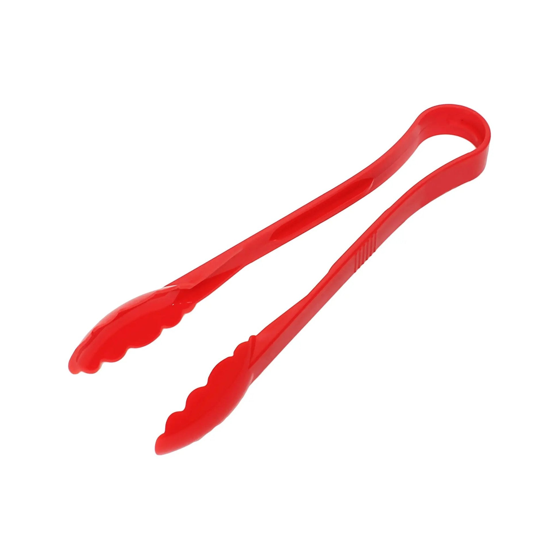Thunder Group 12" x 3-3/8" x 1-3/4", Scallop Grip Tong, Red Color, Polycarbonate, One-Piece, Dishwasher Safe, Break-Resistant, Shatter-Resistant, Color Coded, No Microwave, No Oven, NSF by Thunder Group (thunder-group-12-x-3-3-8-x-1-3-4-scallop-grip-tong-red-color-polycarbonate-one-piece-dishwasher-safe-break-resistant-shatter-resistant-color-coded-no-microwave-no-oven-nsf)