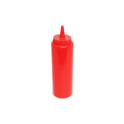 Thunder Group 8 oz, 2" Diameter x 7" Height, Squeeze Bottle, Red Color, Polyethylene Bottle with Polypropylene Cap, Temperature withhold for Cap: 194?F, Easy Cleaning and Refilling, Temperature withhold for Bottle: 158?F by Thunder Group (thunder-group-8-oz-2-diameter-x-7-height-squeeze-bottle-red-color-polyethylene-bottle-with-polypropylene-cap-temperature-withhold-for-cap-194-f-easy-cleaning-and-refilling-temperature-withhold-for-bottle-158-f)