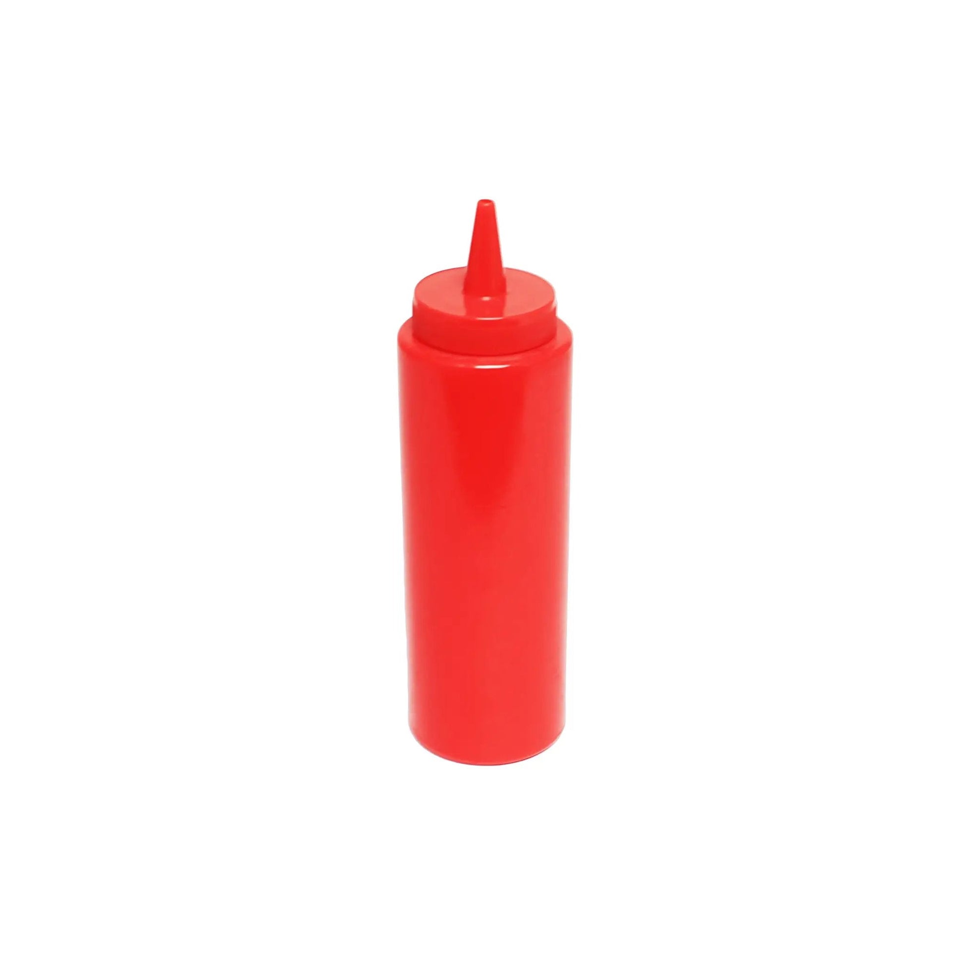 Thunder Group 8 oz, 2" Diameter x 7" Height, Squeeze Bottle, Red Color, Polyethylene Bottle with Polypropylene Cap, Temperature withhold for Cap: 194?F, Easy Cleaning and Refilling, Temperature withhold for Bottle: 158?F by Thunder Group (thunder-group-8-oz-2-diameter-x-7-height-squeeze-bottle-red-color-polyethylene-bottle-with-polypropylene-cap-temperature-withhold-for-cap-194-f-easy-cleaning-and-refilling-temperature-withhold-for-bottle-158-f)