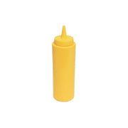 Thunder Group 8 oz, 2" Diameter x 7" Height, Squeeze Bottle, Yellow Color, Polyethylene Bottle with Polypropylene Cap, Temperature withhold for Cap: 194?F, Easy Cleaning and Refilling, Temperature withhold for Bottle: 158?F by Thunder Group (thunder-group-8-oz-2-diameter-x-7-height-squeeze-bottle-yellow-color-polyethylene-bottle-with-polypropylene-cap-temperature-withhold-for-cap-194-f-easy-cleaning-and-refilling-temperature-withhold-for-bottle-158-f)