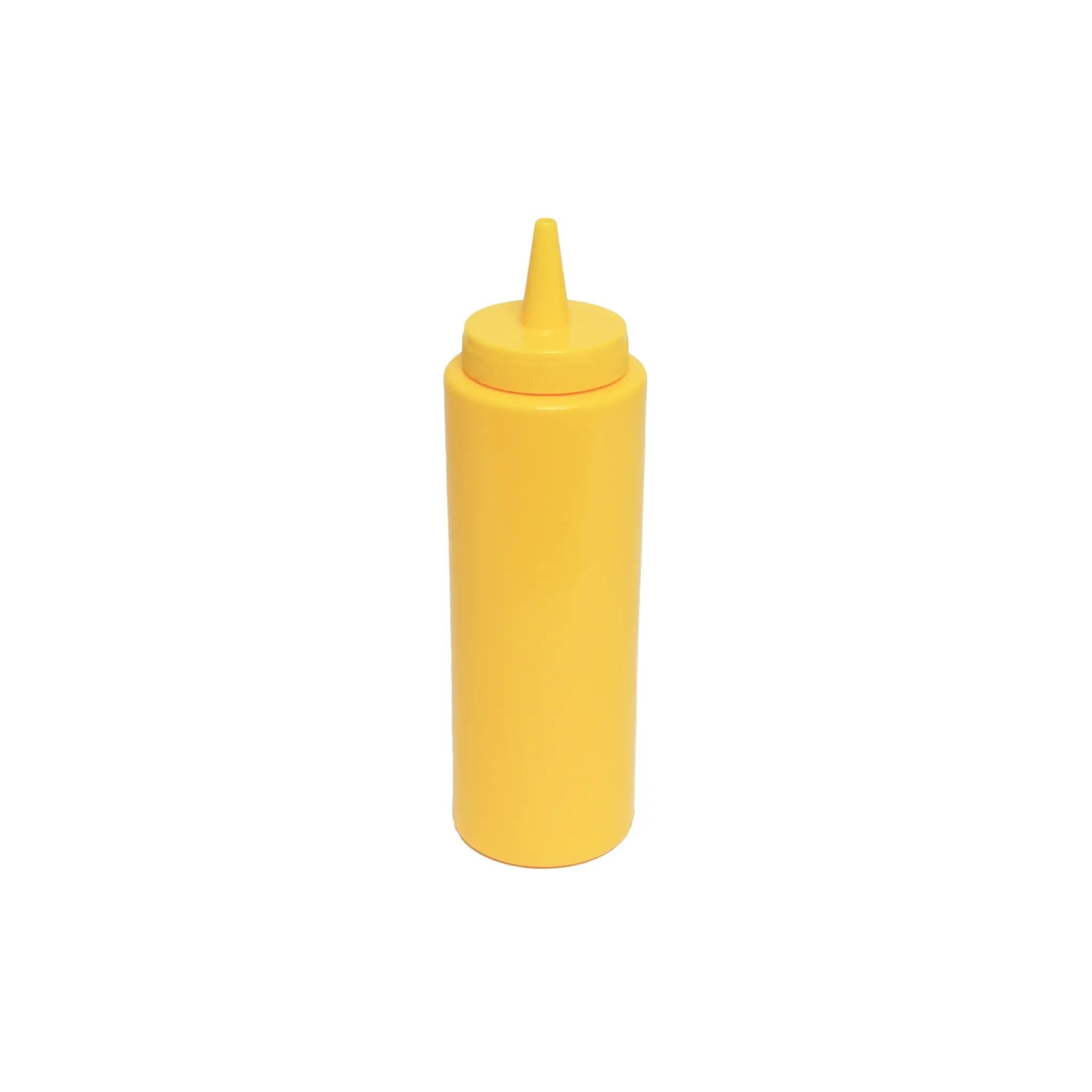 Thunder Group 8 oz, 2" Diameter x 7" Height, Squeeze Bottle, Yellow Color, Polyethylene Bottle with Polypropylene Cap, Temperature withhold for Cap: 194?F, Easy Cleaning and Refilling, Temperature withhold for Bottle: 158?F by Thunder Group (thunder-group-8-oz-2-diameter-x-7-height-squeeze-bottle-yellow-color-polyethylene-bottle-with-polypropylene-cap-temperature-withhold-for-cap-194-f-easy-cleaning-and-refilling-temperature-withhold-for-bottle-158-f)
