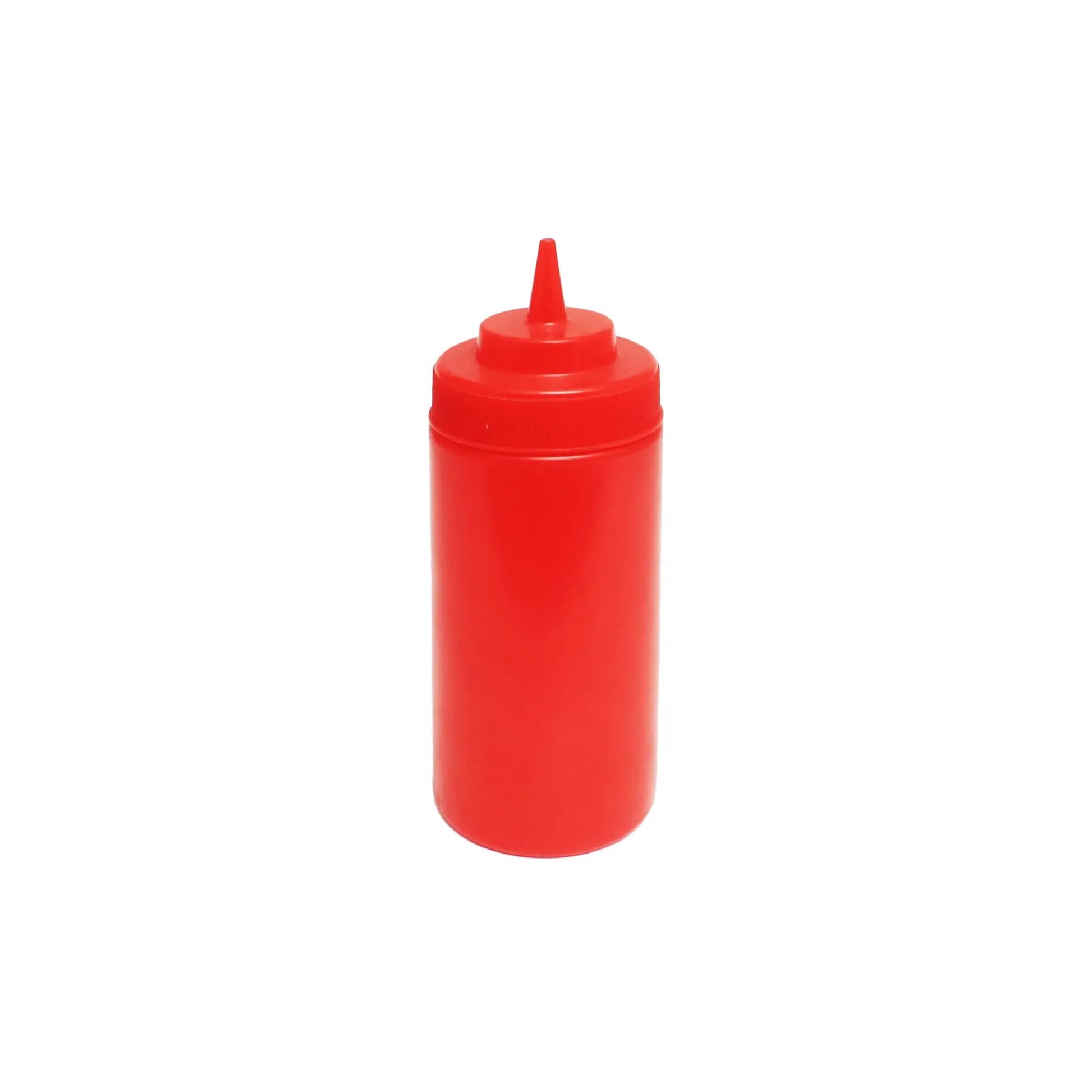 Thunder Group 16 oz, 2-3/4" Diameter x 7-5/8" Height, Wide-Mouth Squeeze Bottle, Red Color (6PC/PK), Polyethylene Bottle with Polypropylene Cap, Temperature withhold for Cap: 194?F, Easy Cleaning and Refilling, Temperature withhold for Bottle: 158?F by Thunder Group (thunder-group-16-oz-2-3-4-diameter-x-7-5-8-height-wide-mouth-squeeze-bottle-red-color-6pc-pk-polyethylene-bottle-with-polypropylene-cap-temperature-withhold-for-cap-194-f-easy-cleaning-and-refilling-temperature-withhold-for-bottle-158-f)