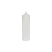 Thunder Group 24 oz, 2-3/4" Diameter x 9-3/8" Height, Wide-Mouth Squeeze Bottle, Clear Color (6PC/PK), Polyethylene Bottle with Polypropylene Cap, Temperature withhold for Cap: 194?F, Easy Cleaning and Refilling, Temperature withhold for Bottle: 158?F by Thunder Group (thunder-group-24-oz-2-3-4-diameter-x-9-3-8-height-wide-mouth-squeeze-bottle-clear-color-6pc-pk-polyethylene-bottle-with-polypropylene-cap-temperature-withhold-for-cap-194-f-easy-cleaning-and-refilling-temperature-withhold-for-bottle-158-f)