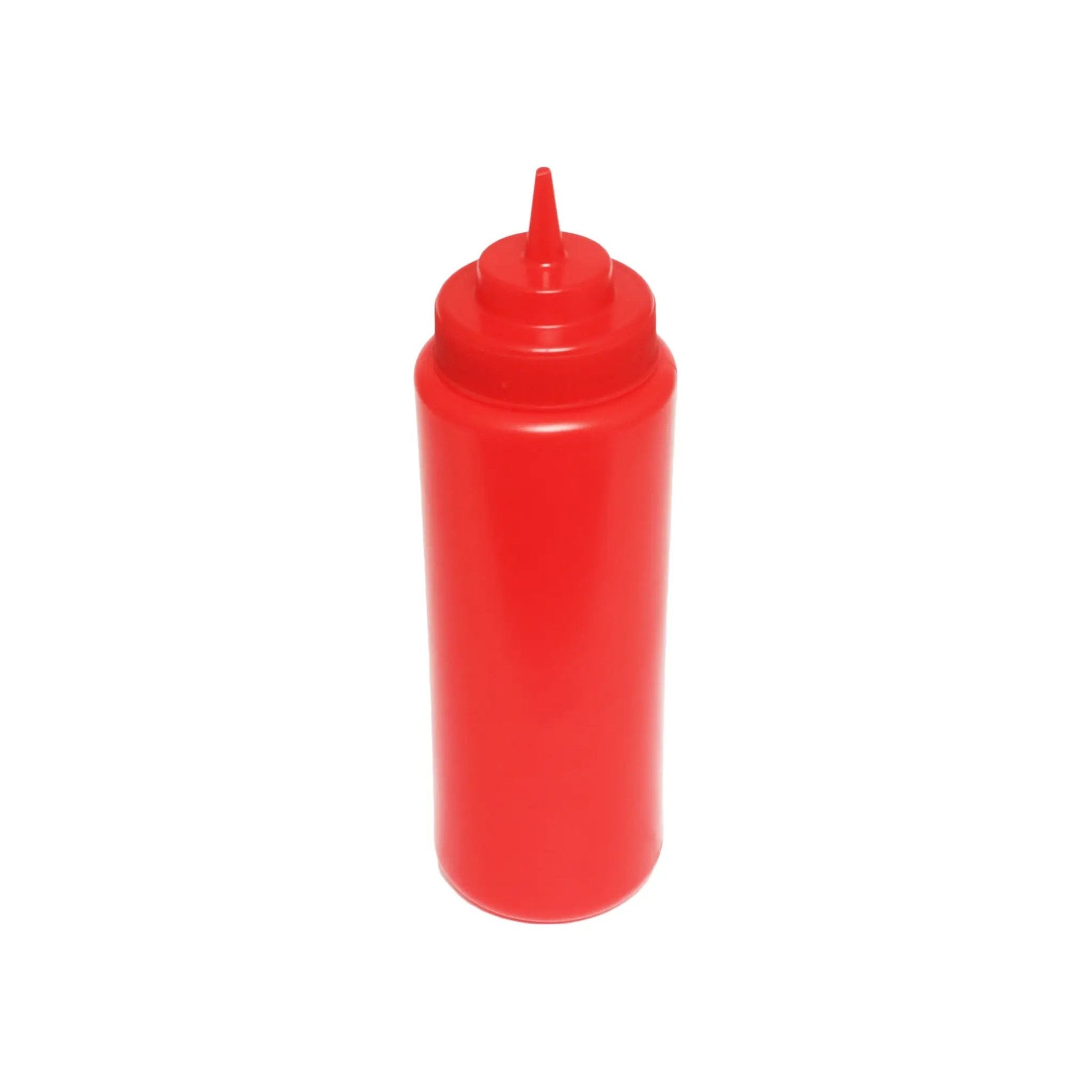 Thunder Group 32 oz, 3-1/8" Diameter x 10-3/8" Height, Wide-Mouth Squeeze Bottle, Red Color (6PC/PK), Polyethylene Bottle with Polypropylene Cap, Temperature withhold for Cap: 194?F, Easy Cleaning and Refilling, Temperature withhold for Bottle: 158?F by Thunder Group (thunder-group-32-oz-3-1-8-diameter-x-10-3-8-height-wide-mouth-squeeze-bottle-red-color-6pc-pk-polyethylene-bottle-with-polypropylene-cap-temperature-withhold-for-cap-194-f-easy-cleaning-and-refilling-temperature-withhold-for-bottle-158-f)