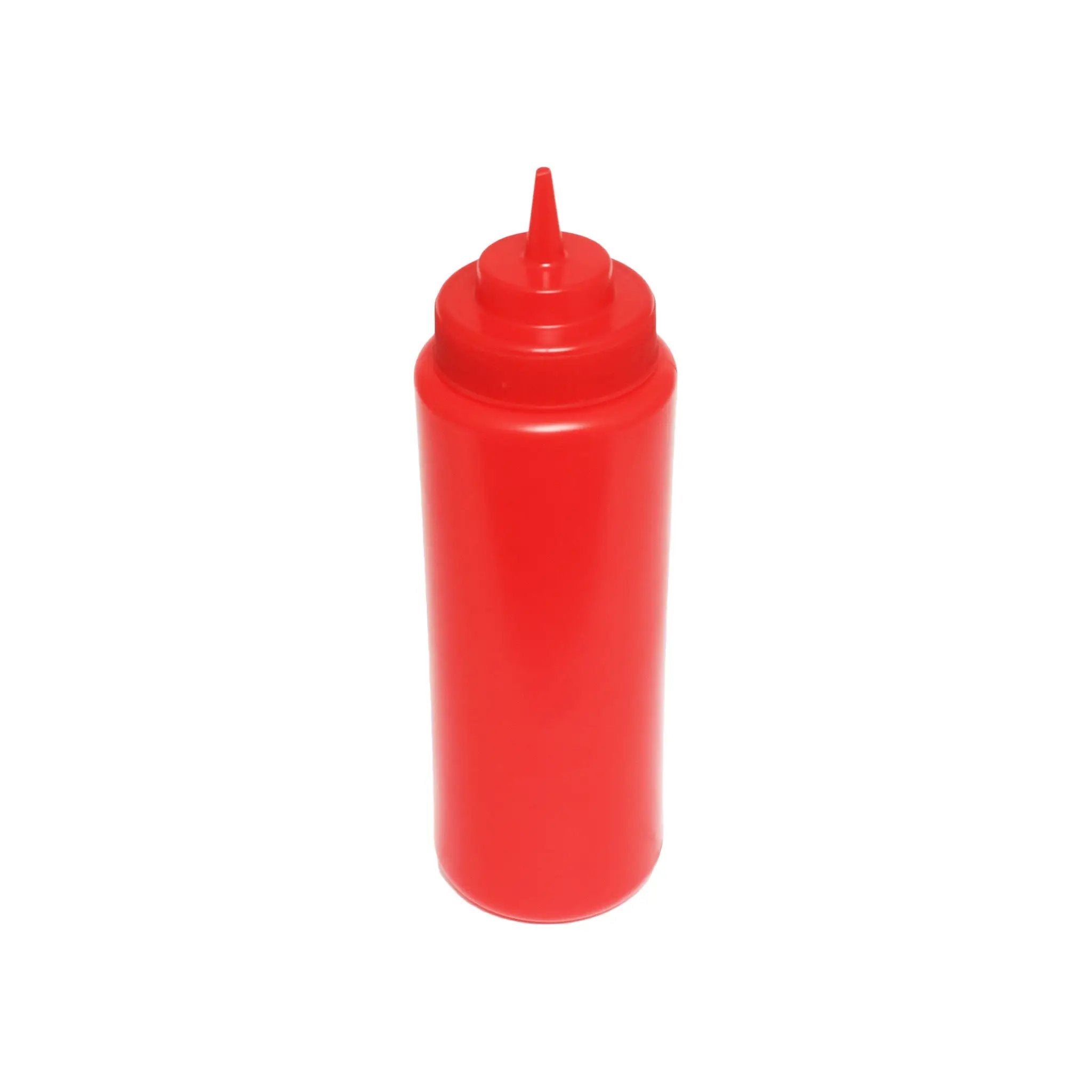 Thunder Group 32 oz, 3-1/8" Diameter x 10-3/8" Height, Wide-Mouth Squeeze Bottle, Red Color (6PC/PK), Polyethylene Bottle with Polypropylene Cap, Temperature withhold for Cap: 194?F, Easy Cleaning and Refilling, Temperature withhold for Bottle: 158?F by Thunder Group (thunder-group-32-oz-3-1-8-diameter-x-10-3-8-height-wide-mouth-squeeze-bottle-red-color-6pc-pk-polyethylene-bottle-with-polypropylene-cap-temperature-withhold-for-cap-194-f-easy-cleaning-and-refilling-temperature-withhold-for-bottle-158-f)