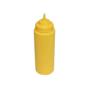 PLTHSB032YWThunder Group PLTHSB032YW 32 oz Yellow Wide-Mouth Squeeze Bottle, 6-Pack