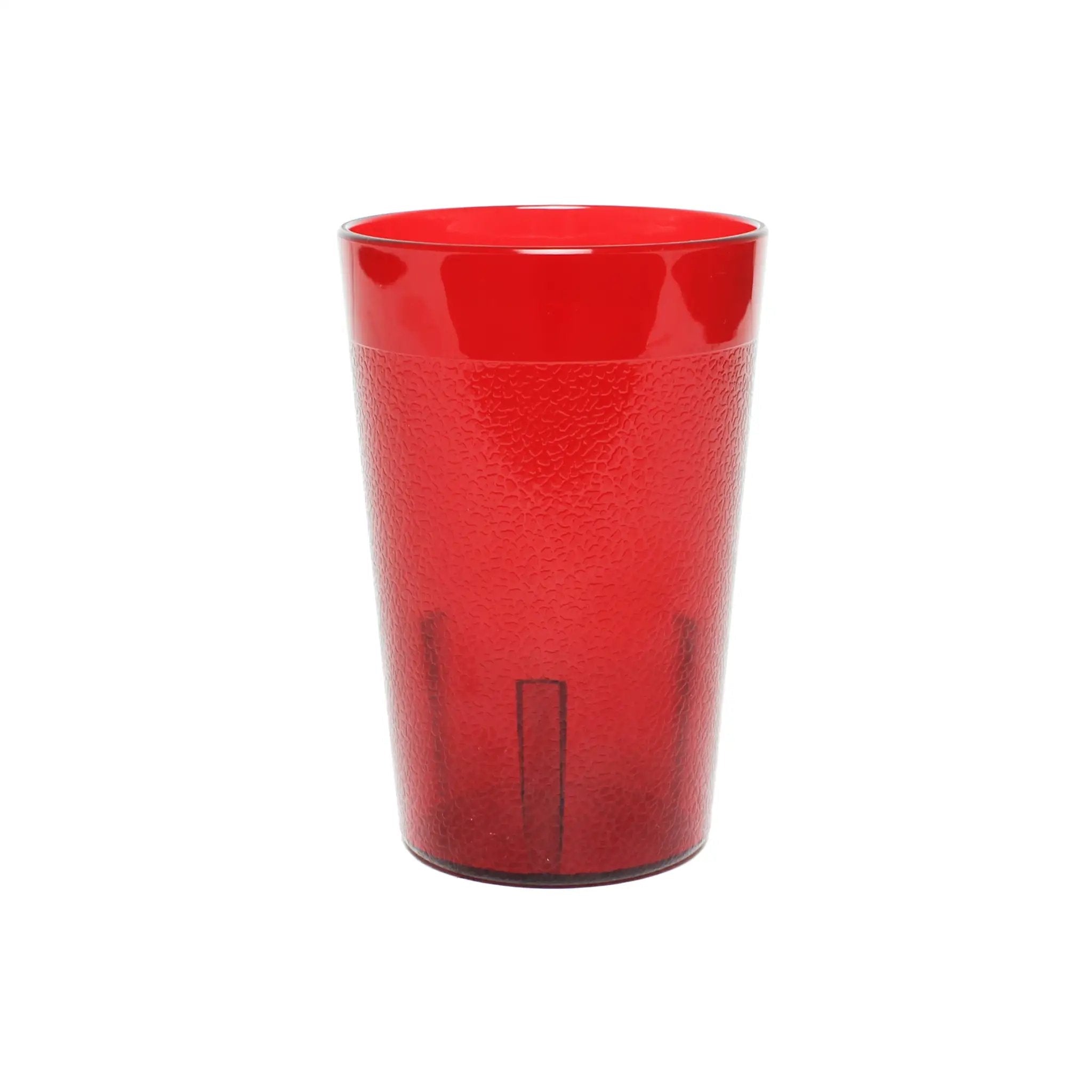 Thunder Group 8 oz, 2-5/8" Diameter x 4" Height, Traditional Tumbler, Red Color, Acrylonitrile Styrene, Stackable, Dishwasher Safe by Thunder Group (thunder-group-8-oz-2-5-8-diameter-x-4-height-traditional-tumbler-red-color-acrylonitrile-styrene-stackable-dishwasher-safe)