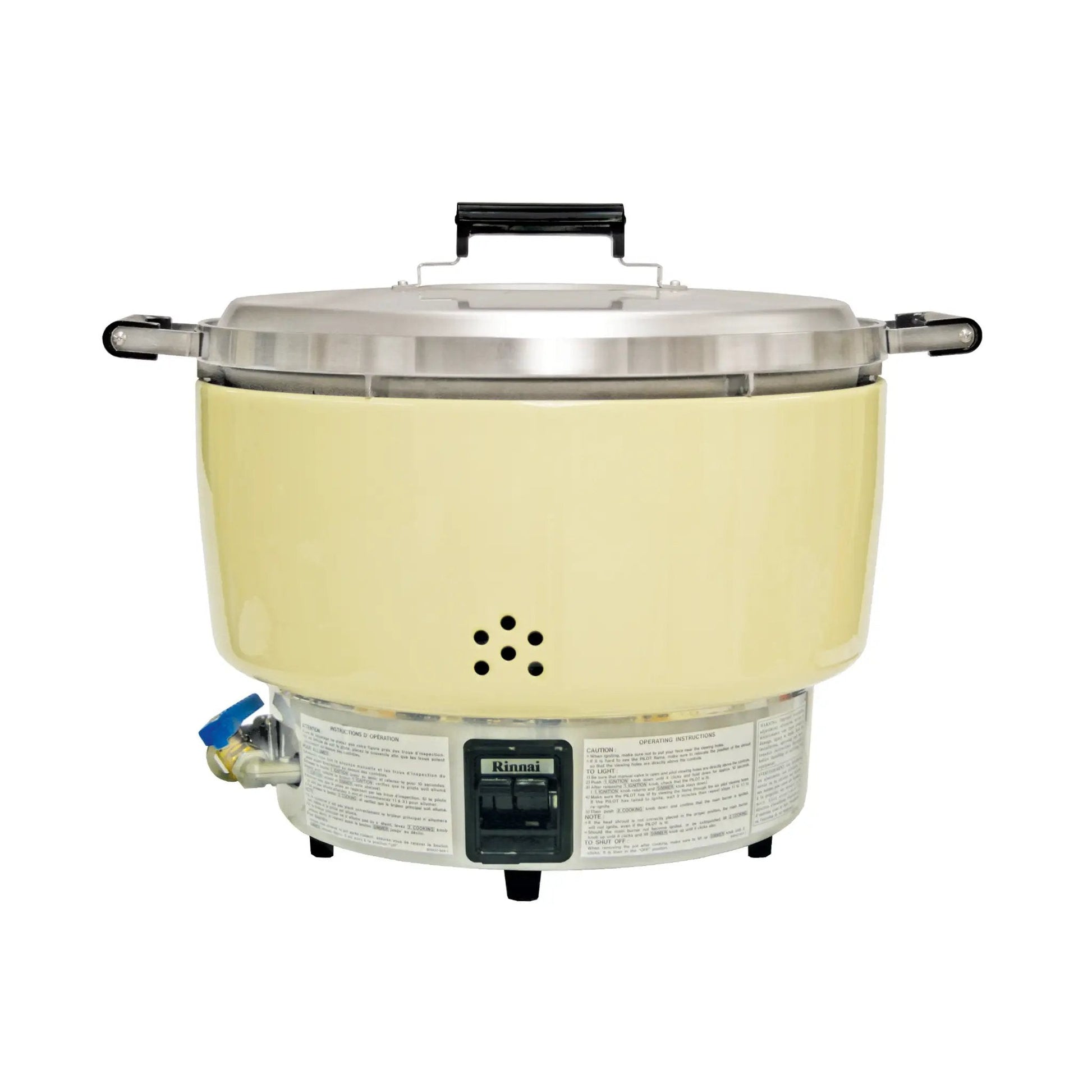 Thunder Group 55 Cups, 23" x 18-1/2" x 17-3/4", Rinnai Gas Rice Cooker, Propane Model, makes 100 Bowls of cooked Rice in just 22 minutes (270 servings at 3 oz), Automatic Simmers, Piezo Pilot Ignition, Accurate and Dependable Thermostat by Thunder Group (thunder-group-55-cups-23-x-18-1-2-x-17-3-4-rinnai-gas-rice-cooker-propane-model-makes-100-bowls-of-cooked-rice-in-just-22-minutes-270-servings-at-3-oz-automatic-simmers-piezo-pilot-ignition-accurate-and-dependable-thermostat)