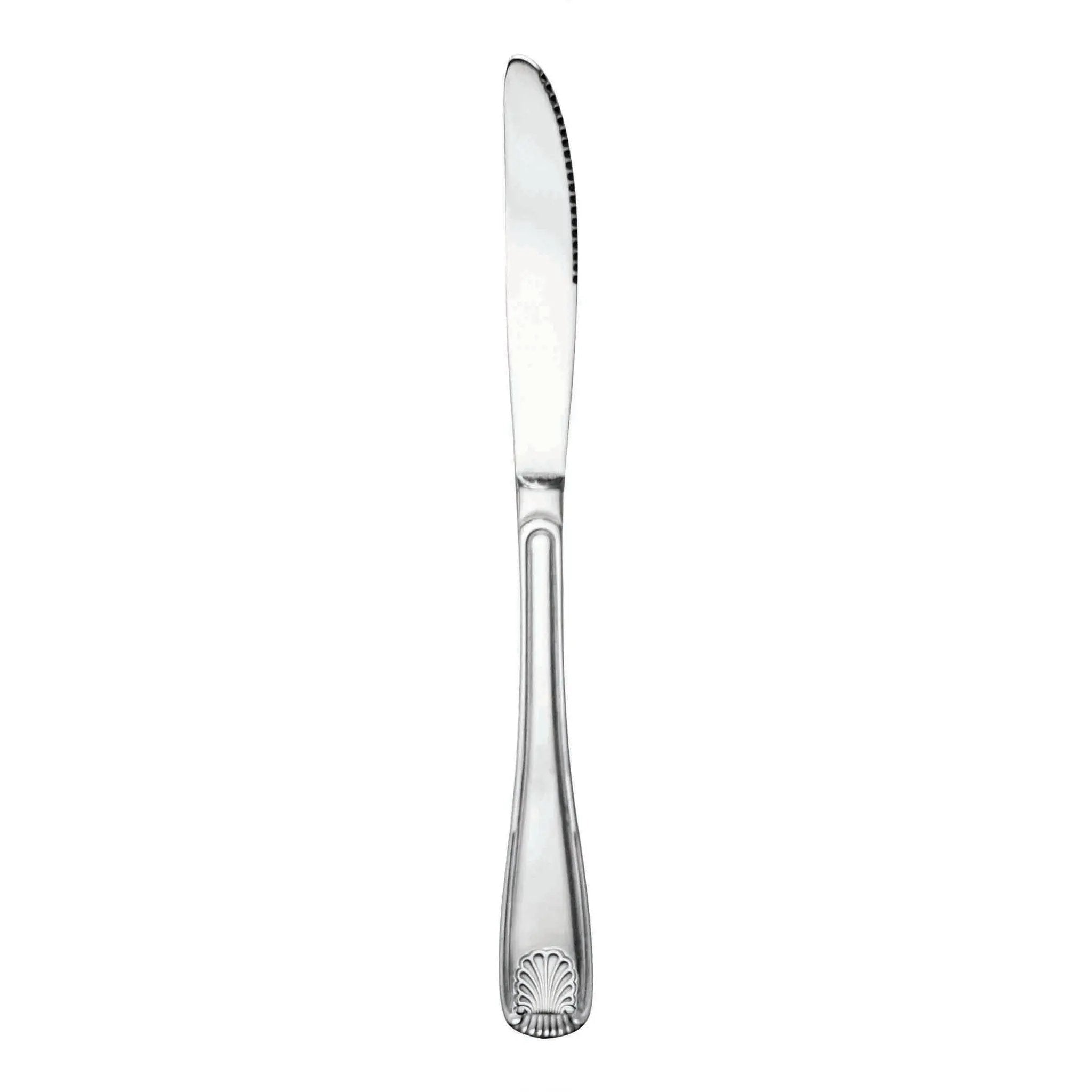 Thunder Group Sea Shell Dinner Knife, Stainless Steel, Dishwasher Safe by Thunder Group (thunder-group-sea-shell-dinner-knife-stainless-steel-dishwasher-safe)