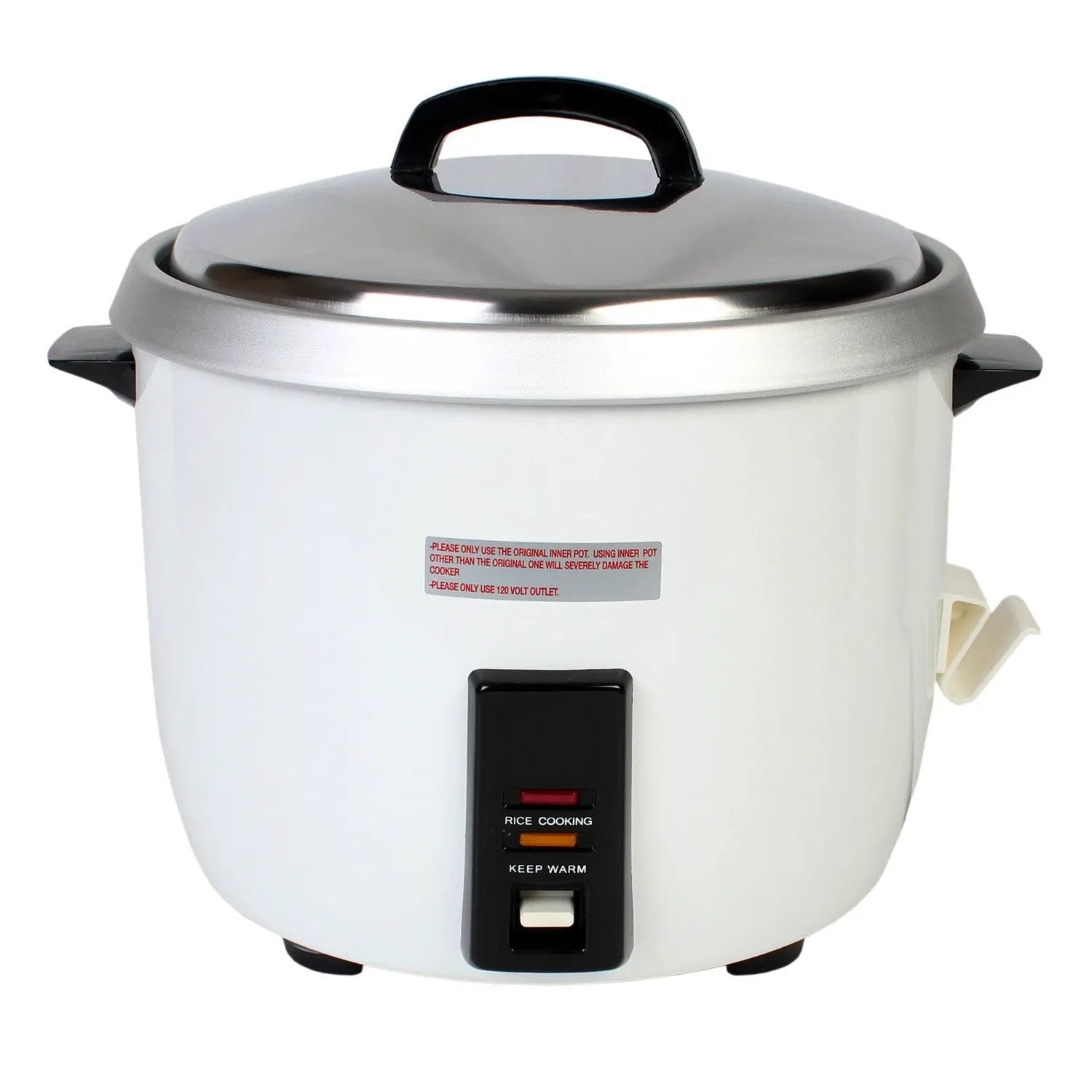 Thunder Group 30 Cups, 16-1/4" x 14-1/2" x 14", Electric Rice Cooker, makes 60 Bowls of cooked Rice in just 28 ~ 30 minutes (270 servings at 3 oz), Comes with a Plastic White Color Rice Spoon by Thunder Group (thunder-group-30-cups-16-1-4-x-14-1-2-x-14-electric-rice-cooker-makes-60-bowls-of-cooked-rice-in-just-28-30-minutes-270-servings-at-3-oz-comes-with-a-plastic-white-color-rice-spoon)