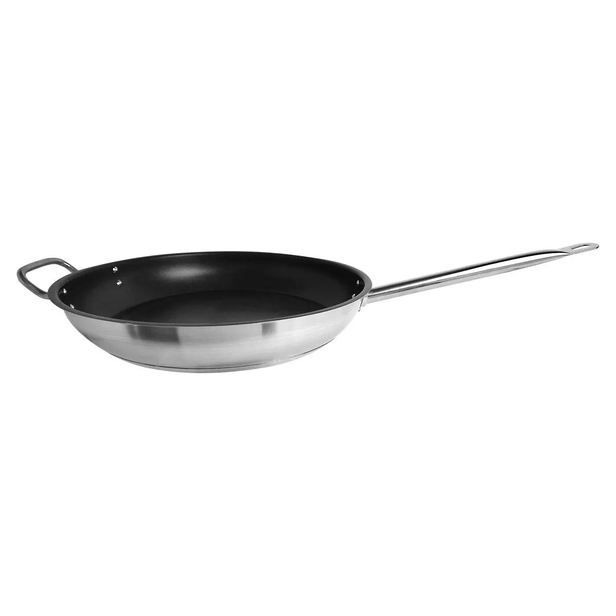 Thunder Group 14" Diameter x 2-5/8" Height, 11-1/8" Welded Hollow Handle, Non-Stick Fry Pan, Stainless Steel with Quantum 2 Coating without PFOA & PFOS, Encapsulated Base, Dishwasher Safe, Standard Electric, Gas Cooktop, Halogen & Induction Ready by Thunder Group (thunder-group-14-diameter-x-2-5-8-height-11-1-8-welded-hollow-handle-non-stick-fry-pan-stainless-steel-with-quantum-2-coating-without-pfoa-pfos-encapsulated-base-dishwasher-safe-standard-electric-gas-cooktop-halogen-induction-ready)