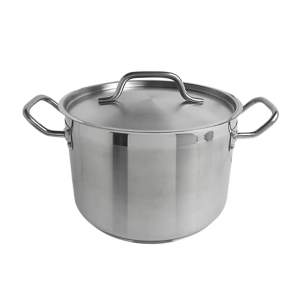 Thunder Group 8 qt, 10" Diameter x 6-5/8" Height, 2-1/2" Welded Handle, Stock Pot with 10" Diameter x 1/2" Thickness Lid , Stainless Steel , Encapsulated Base, Dishwasher Safe, Standard Electric, Gas Cooktop, Halogen & Induction Ready by Thunder Group (thunder-group-8-qt-10-diameter-x-6-5-8-height-2-1-2-welded-handle-stock-pot-with-10-diameter-x-1-2-thickness-lid-stainless-steel-encapsulated-base-dishwasher-safe-standard-electric-gas-cooktop-halogen-induction-ready)