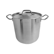Thunder Group 16 qt, 11-1/2" Diameter x 10" Height, 2-5/8" Welded Handle, Stock Pot with 11-1/2" Diameter x 1/2" Thickness Lid, Stainless Steel , Encapsulated Base, Dishwasher Safe, Standard Electric, Gas Cooktop, Halogen & Induction Ready by Thunder Group (thunder-group-16-qt-11-1-2-diameter-x-10-height-2-5-8-welded-handle-stock-pot-with-11-1-2-diameter-x-1-2-thickness-lid-stainless-steel-encapsulated-base-dishwasher-safe-standard-electric-gas-cooktop-halogen-induction-ready)