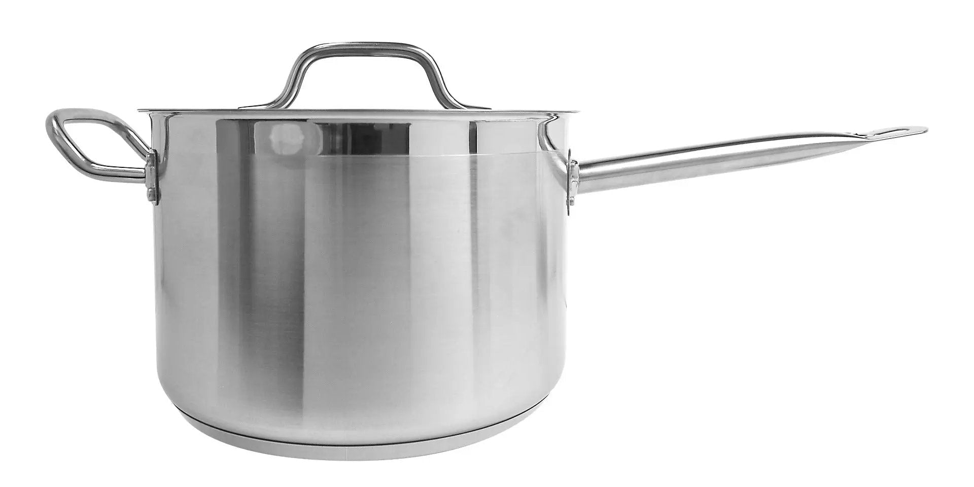 Thunder Group SLSSP4076 7-3/5 Qt Stainless Steel Sauce Pan with Lid Product Image