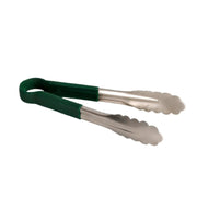 Thunder Group 10" x 4-5/8" x 1-1/2", Tong, Green Color, Stainless Steel Body with Non-Slip PolyVinyl chloride Coated handles, Sanitary and Safe for Food Service, Color Coded by Thunder Group (thunder-group-10-x-4-5-8-x-1-1-2-tong-green-color-stainless-steel-body-with-non-slip-polyvinyl-chloride-coated-handles-sanitary-and-safe-for-food-service-color-coded)