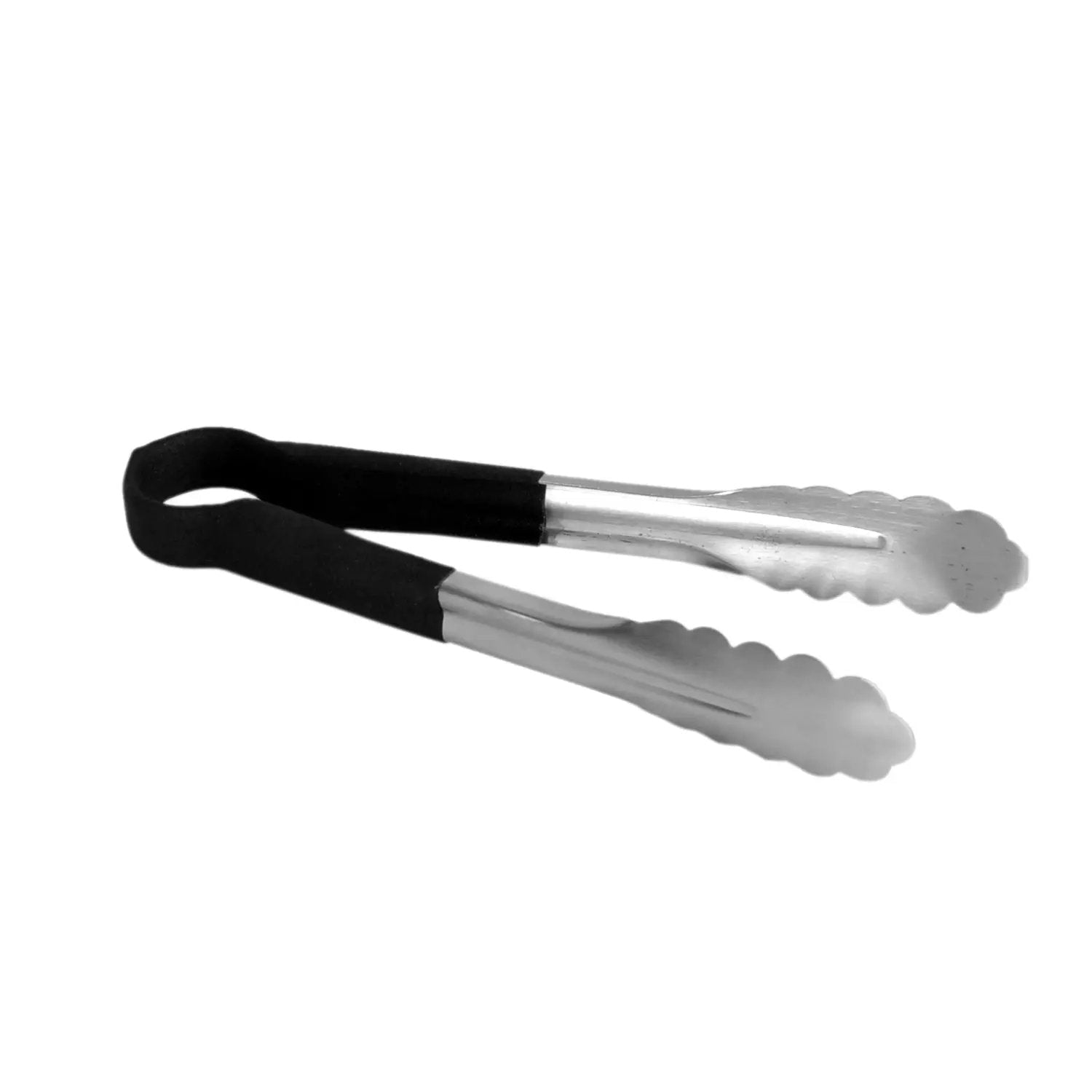 Thunder Group 10" x 4-5/8" x 1-1/2", Tong, Black Color, Stainless Steel Body with Non-Slip PolyVinyl chloride Coated handles, Sanitary and Safe for Food Service, Color Coded by Thunder Group (thunder-group-10-x-4-5-8-x-1-1-2-tong-black-color-stainless-steel-body-with-non-slip-polyvinyl-chloride-coated-handles-sanitary-and-safe-for-food-service-color-coded)