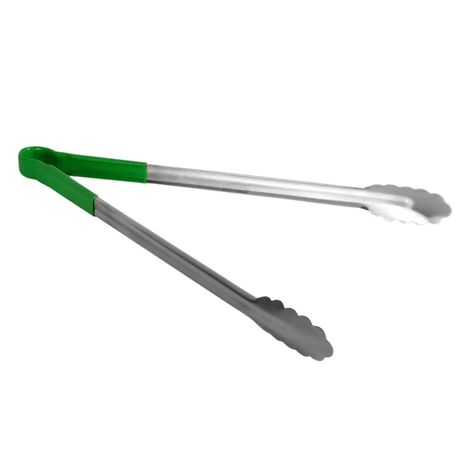 Thunder Group 16" x 6-1/2" x 1-1/2", Tong, Green Color, Stainless Steel Body with Non-Slip PolyVinyl chloride Coated handles, Sanitary and Safe for Food Service, Color Coded by Thunder Group (thunder-group-16-x-6-1-2-x-1-1-2-tong-green-color-stainless-steel-body-with-non-slip-polyvinyl-chloride-coated-handles-sanitary-and-safe-for-food-service-color-coded)
