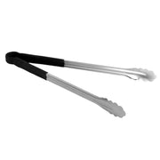 Thunder Group 16" x 6-1/2" x 1-1/2", Tong, Black Color, Stainless Steel Body with Non-Slip PolyVinyl chloride Coated handles, Sanitary and Safe for Food Service, Color Coded by Thunder Group (thunder-group-16-x-6-1-2-x-1-1-2-tong-black-color-stainless-steel-body-with-non-slip-polyvinyl-chloride-coated-handles-sanitary-and-safe-for-food-service-color-coded)
