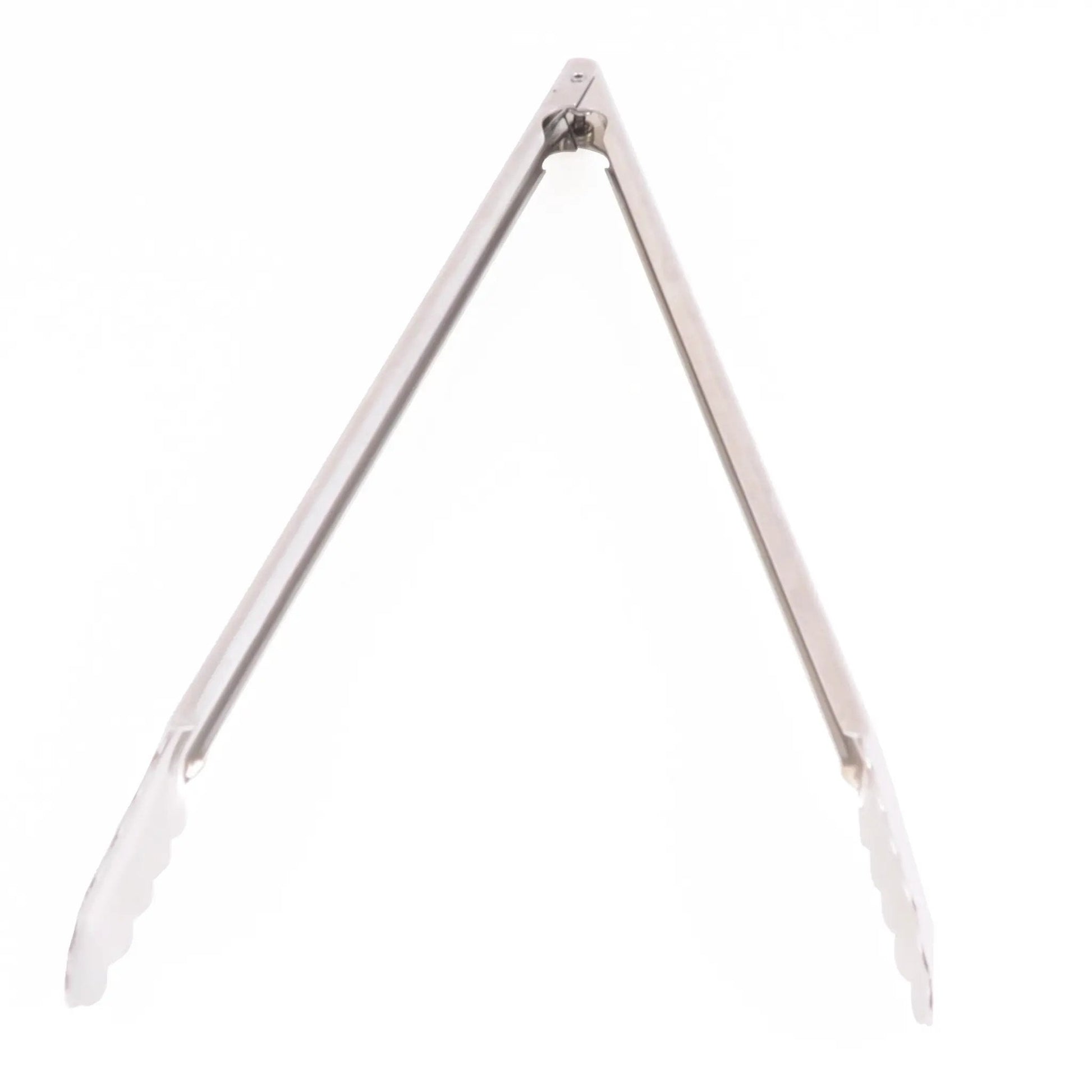 Thunder Group 16" x 1-1/4" x 1-3/8", Flat Spring Utility Tong with Locking Ring, Stainless Steel by Thunder Group (thunder-group-16-x-1-1-4-x-1-3-8-flat-spring-utility-tong-with-locking-ring-stainless-steel)