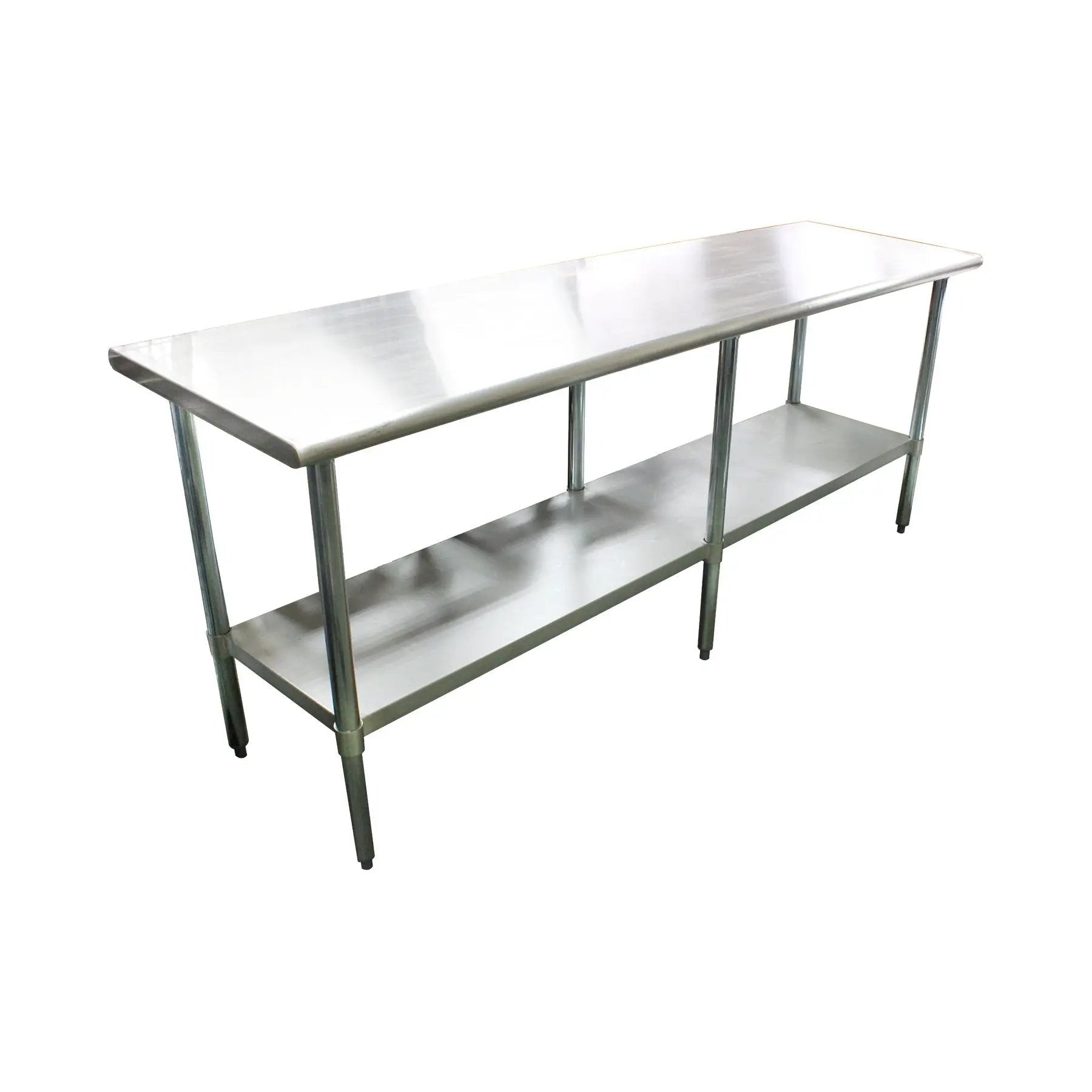 Thunder Group SLWT42484F 24" x 84" Commercial Worktable with Rounded Edges Product Image