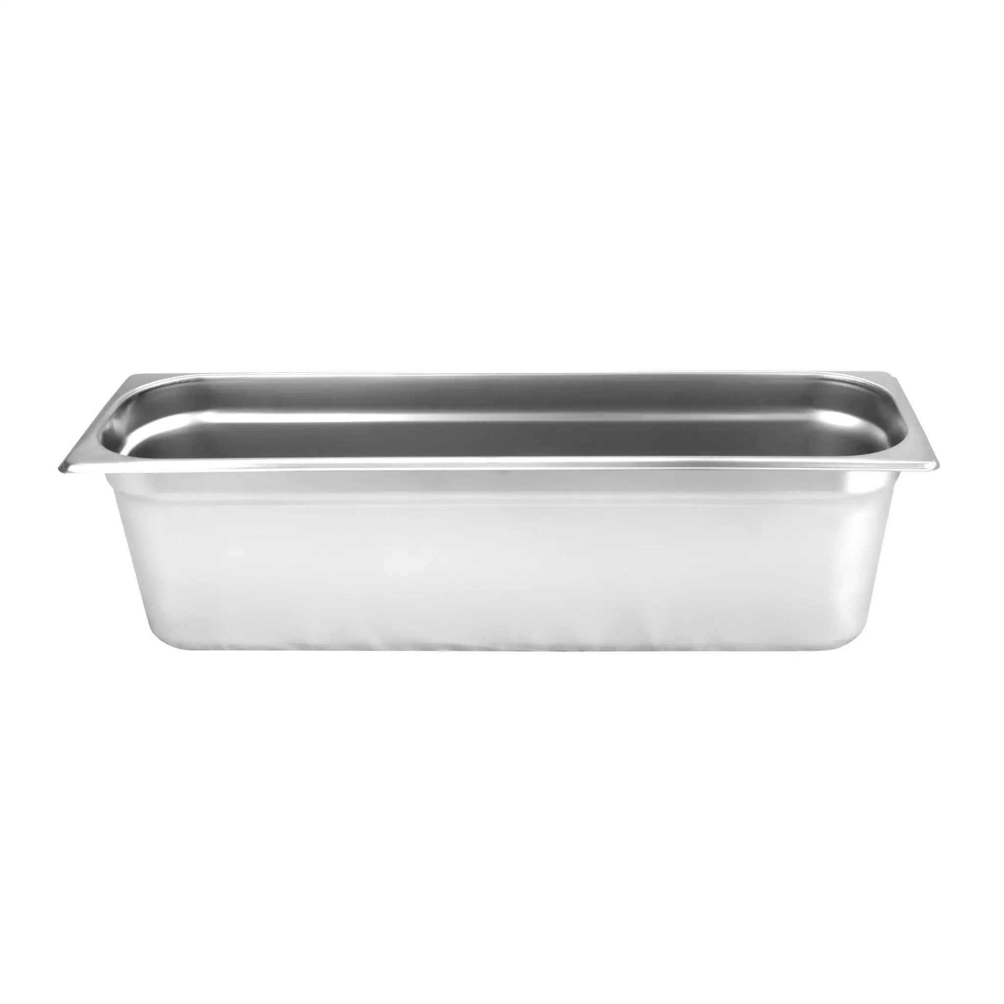 Thunder Group Half Size Long, 6" Deep, Anti-Jam, Heavy-Duty, Stainless Steel 18-8, 304 Material, True 24 Gauge, Dishwasher Safe, No Microwave, Oven Safe, NSF by Thunder Group (thunder-group-half-size-long-6-deep-anti-jam-heavy-duty-stainless-steel-18-8-304-material-true-24-gauge-dishwasher-safe-no-microwave-oven-safe-nsf)